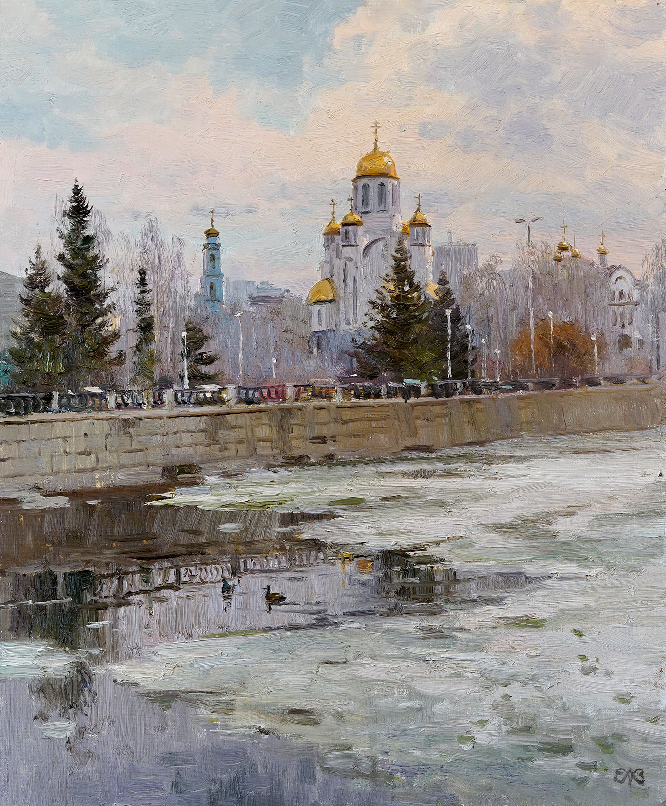 Spring morning - 1, Alexey Efremov, Buy the painting Oil