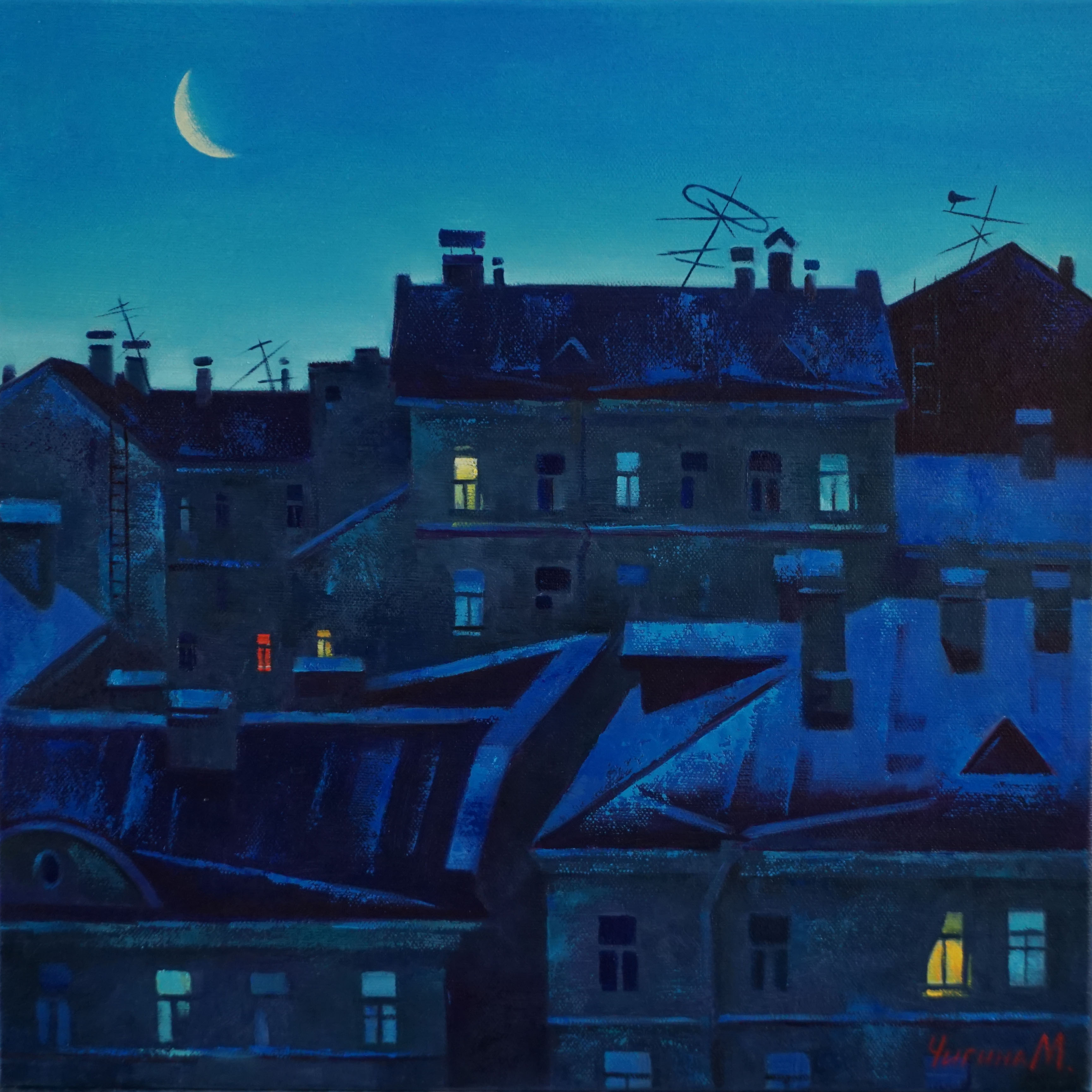 Night - 1, Margarita Chigina, Buy the painting Oil