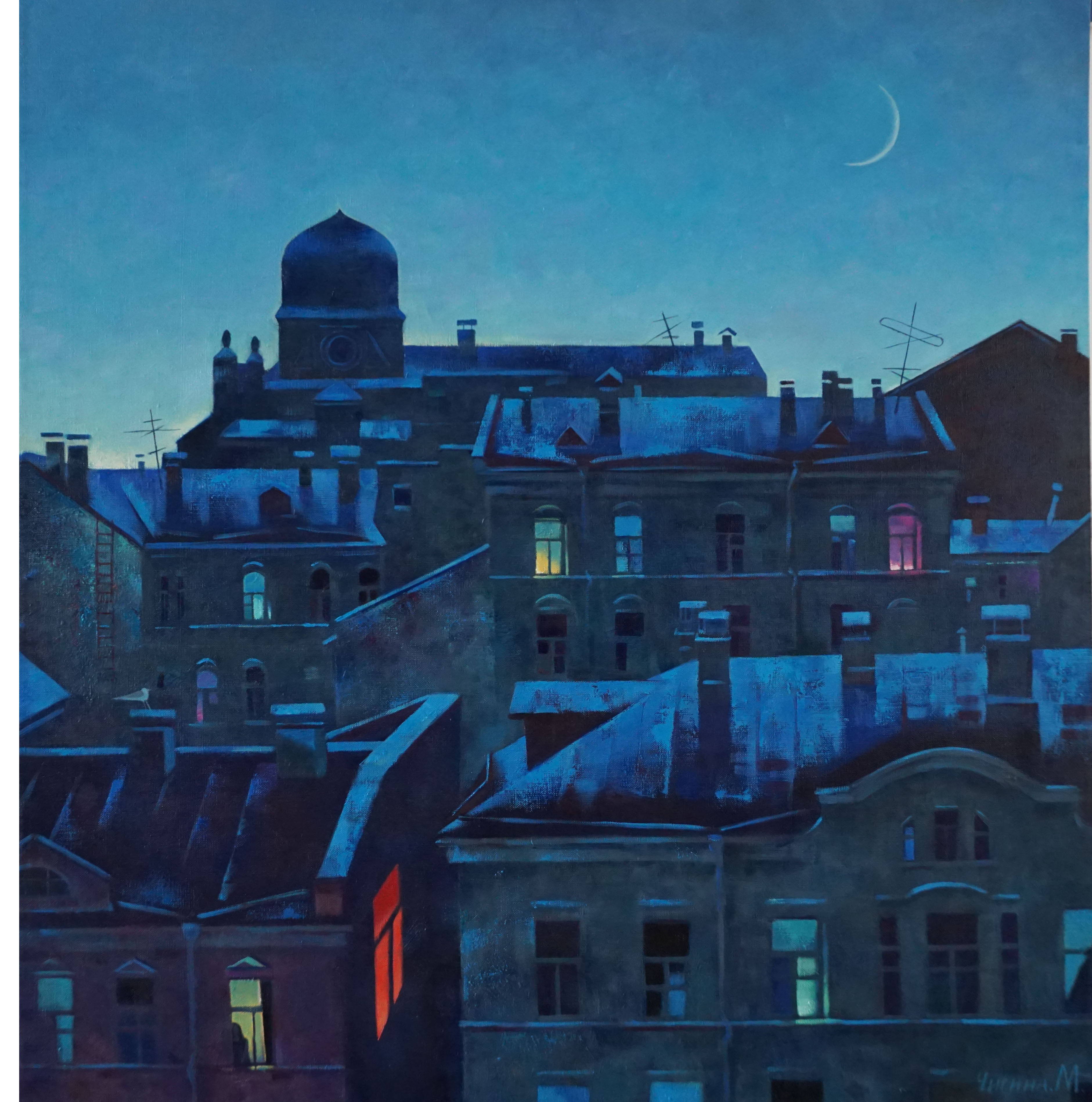 Warm Night - 1, Margarita Chigina, Buy the painting Oil