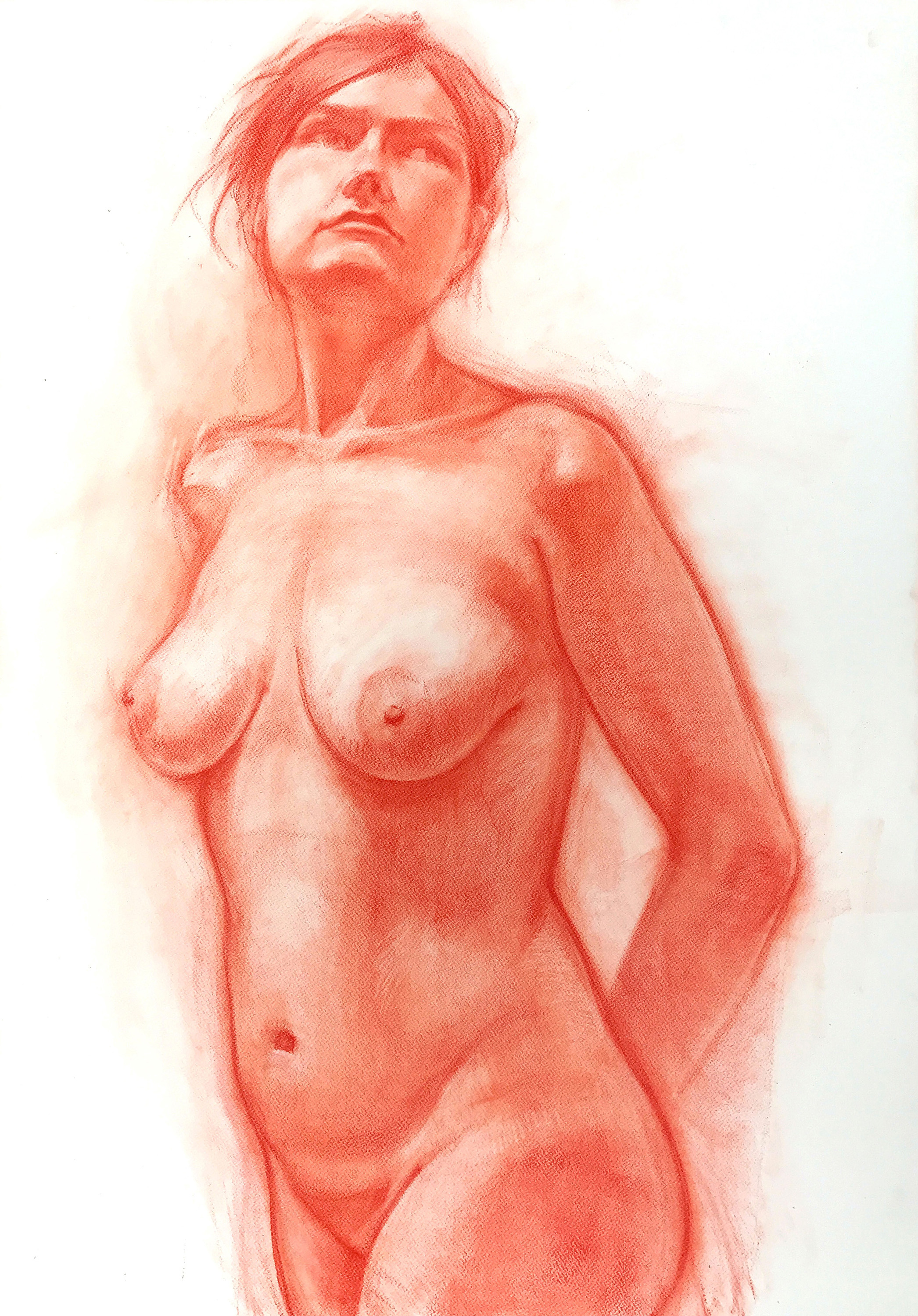Nude Red Lady, Konstantin Fomin, Buy the painting More