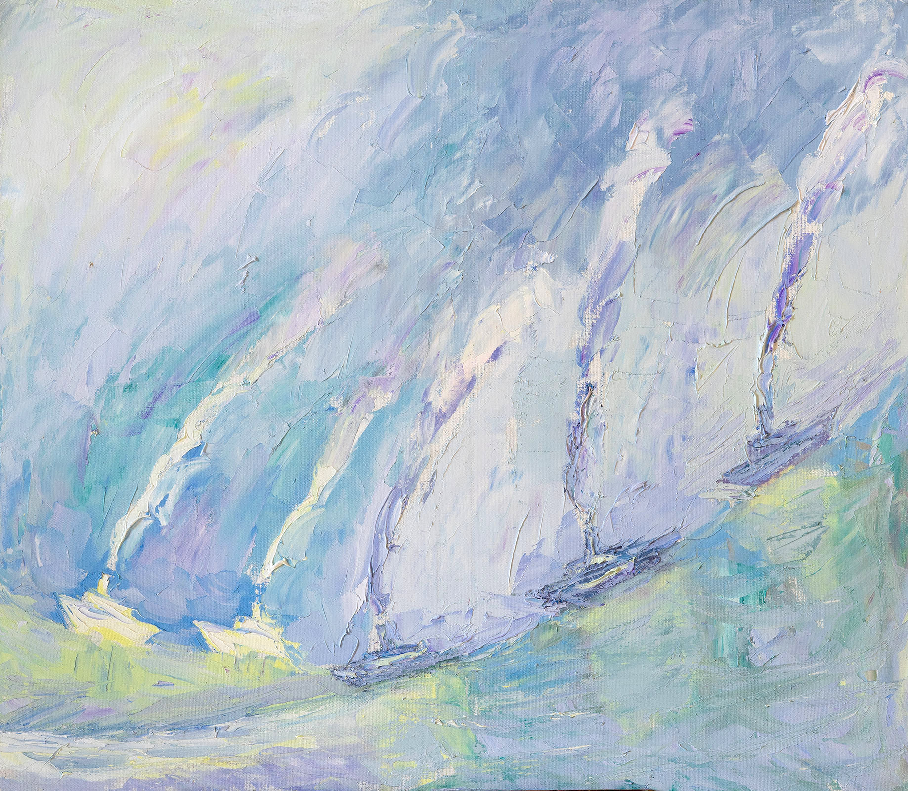 Among the waves - 1, Sergei Laushkin, Buy the painting Oil