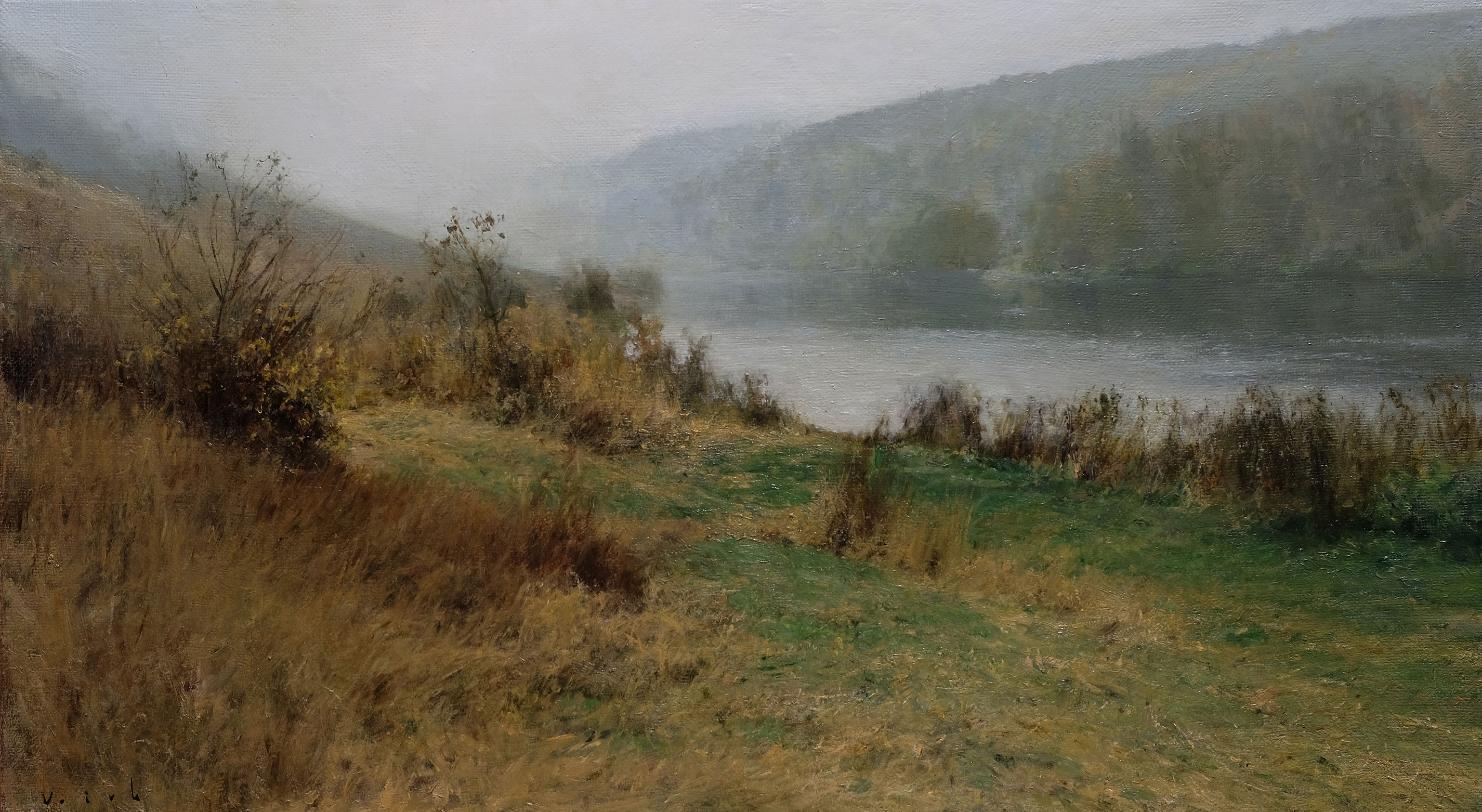 Fog. Morning - 1, Vladimir Kirillov, Buy the painting Oil