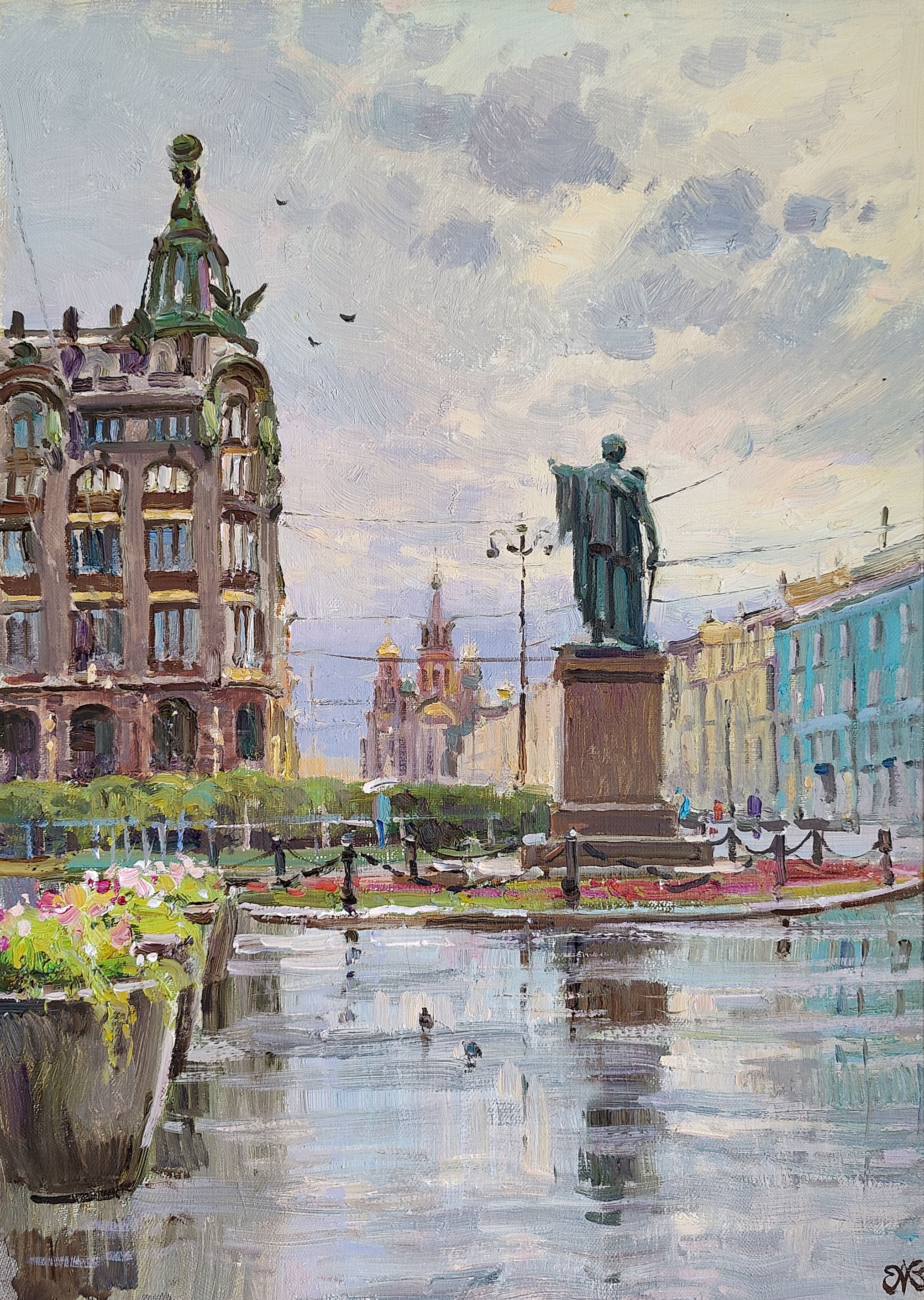 Meeting place - 1, Alexey Efremov, Buy the painting Oil