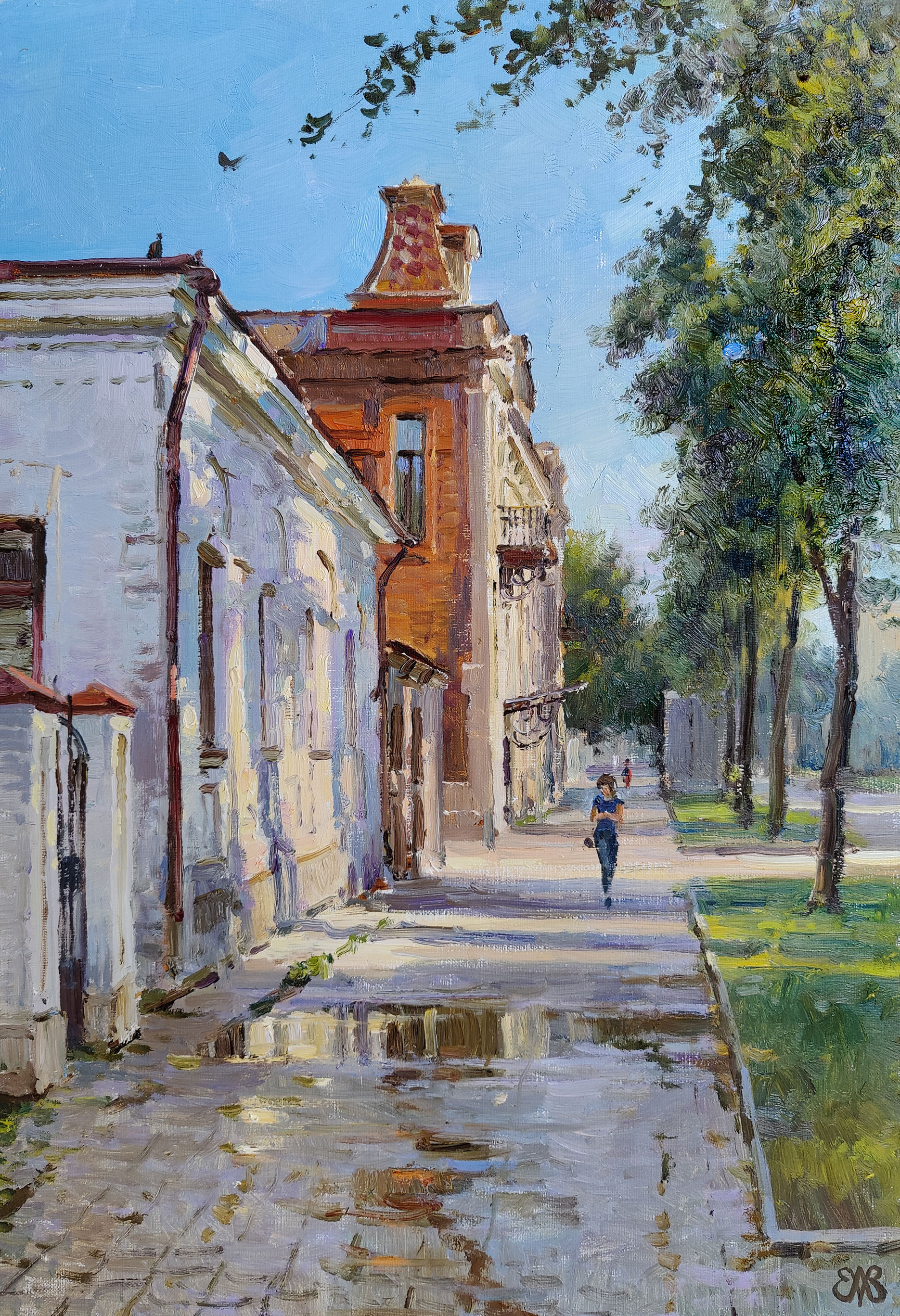 Summer in the city - 1, Alexey Efremov, Buy the painting Oil
