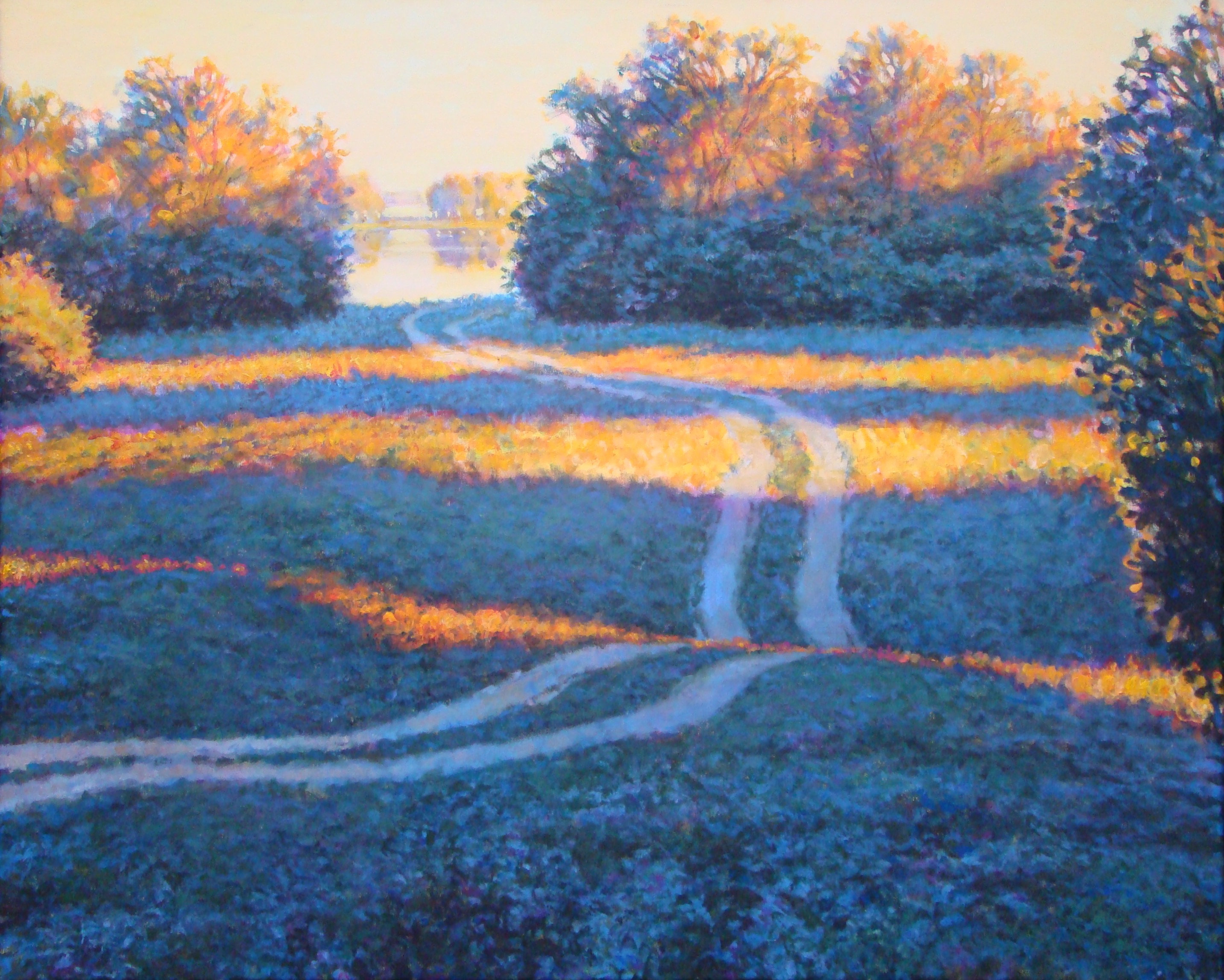 Where will you take me, evening road - 1, Igor Pugach, Buy the painting Acrylic