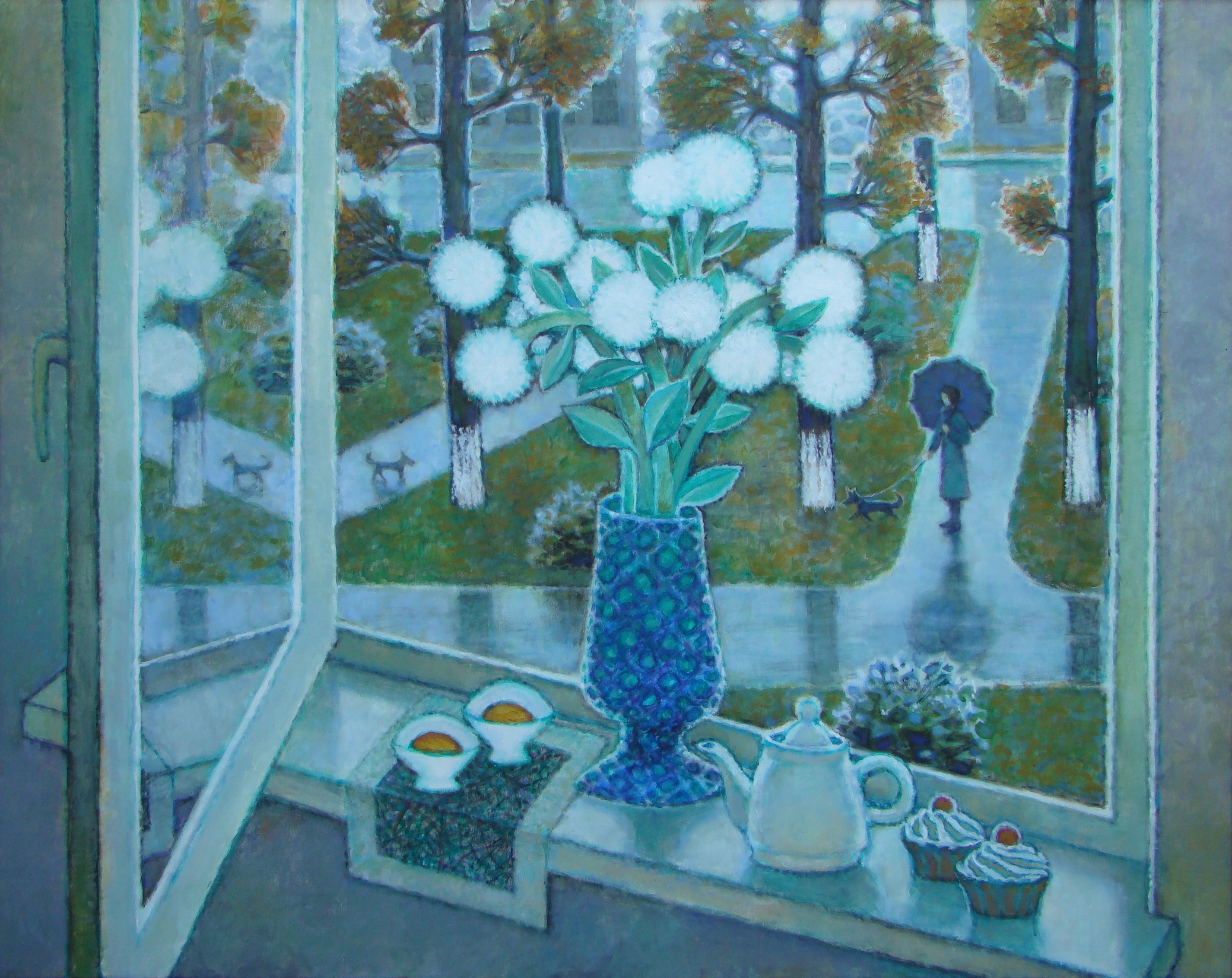 The smell of wet foliage met with the aroma of fresh tea - 1, Igor Pugach, Buy the painting Acrylic