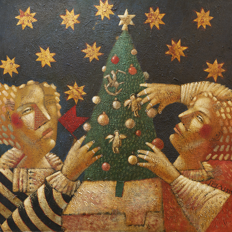 Favorite holiday - 1, Alexander Gerasimov, Buy the painting Mixed media