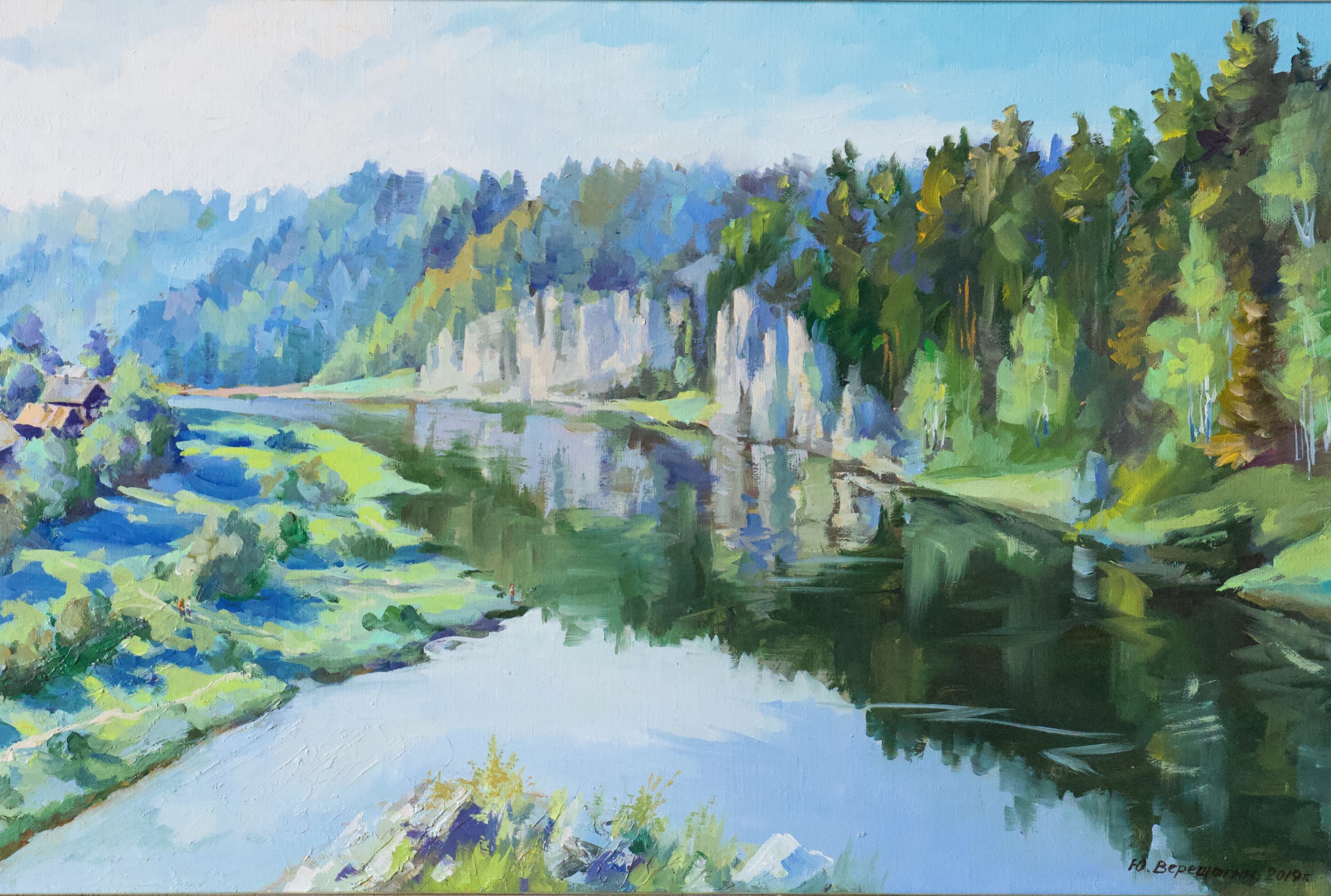Morning on Chusovaya - 1, , Buy the painting Oil