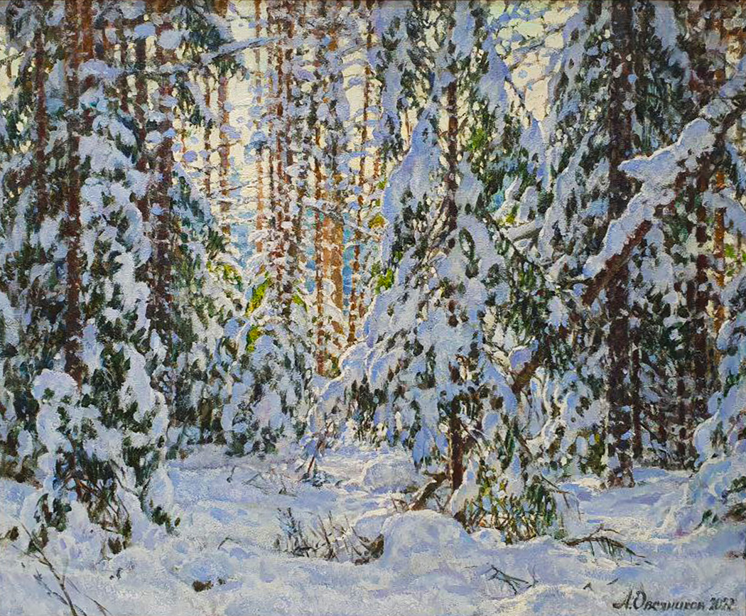 In the winter forest - 1, Anton Ovsianikov, Buy the painting Oil