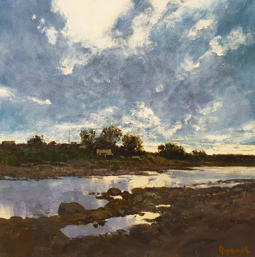 Morning on the river - 1, Stas Miroshnikov, Buy the painting Oil