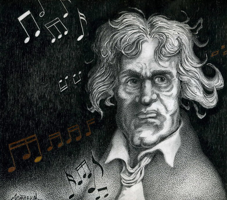 L.V. Beethoven - 1, Alexander Astankov, Buy the painting Author's technique