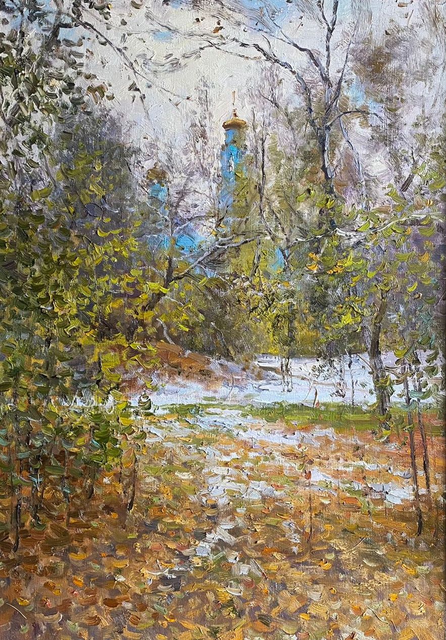 The first snow - 1, Alexey Efremov, Buy the painting Oil