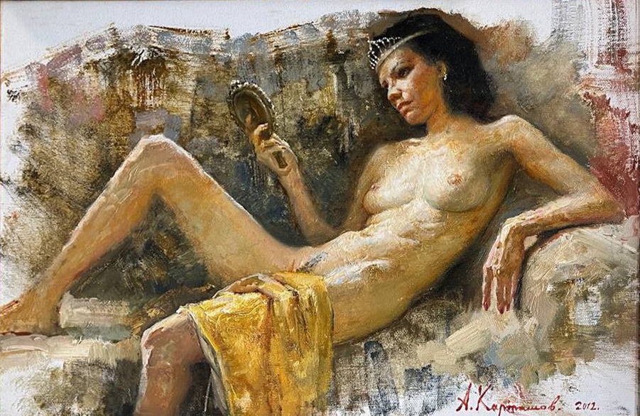 Nude with a tiara - 1, Kartashov Andrey , Buy the painting Oil