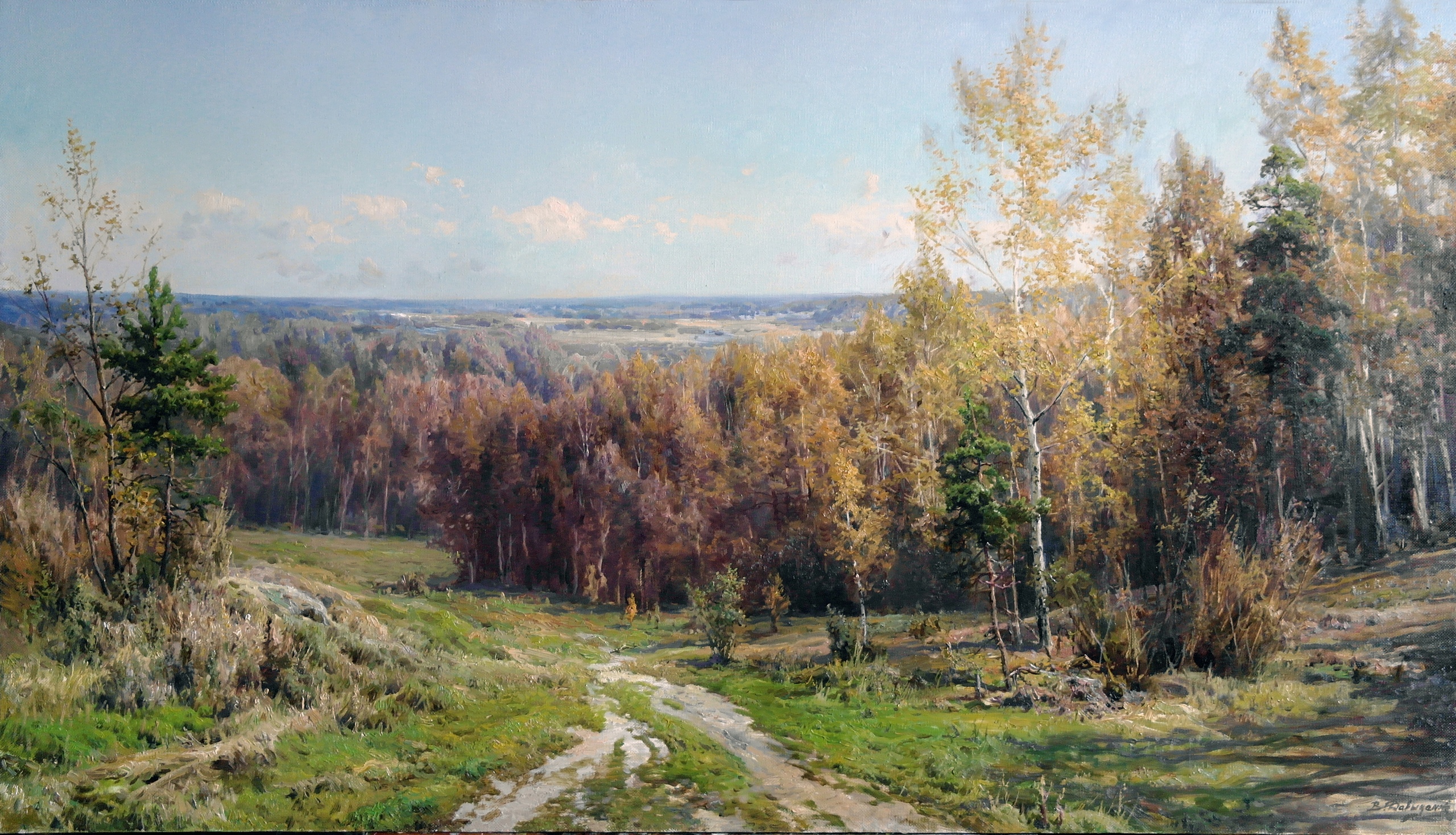 Golden Overture - 1, Vladimir Davydenko, Buy the painting Oil