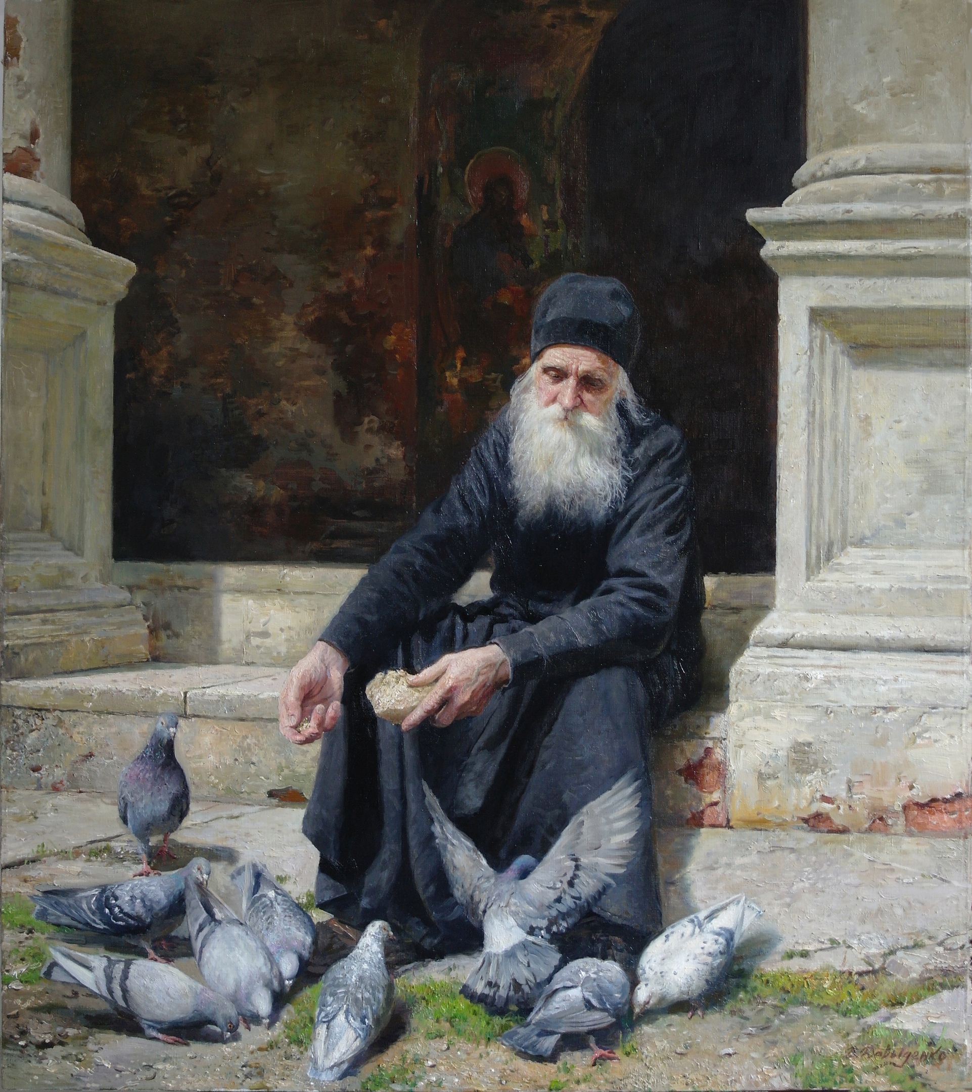 The Monk - 1, Vladimir Davydenko, Buy the painting Oil