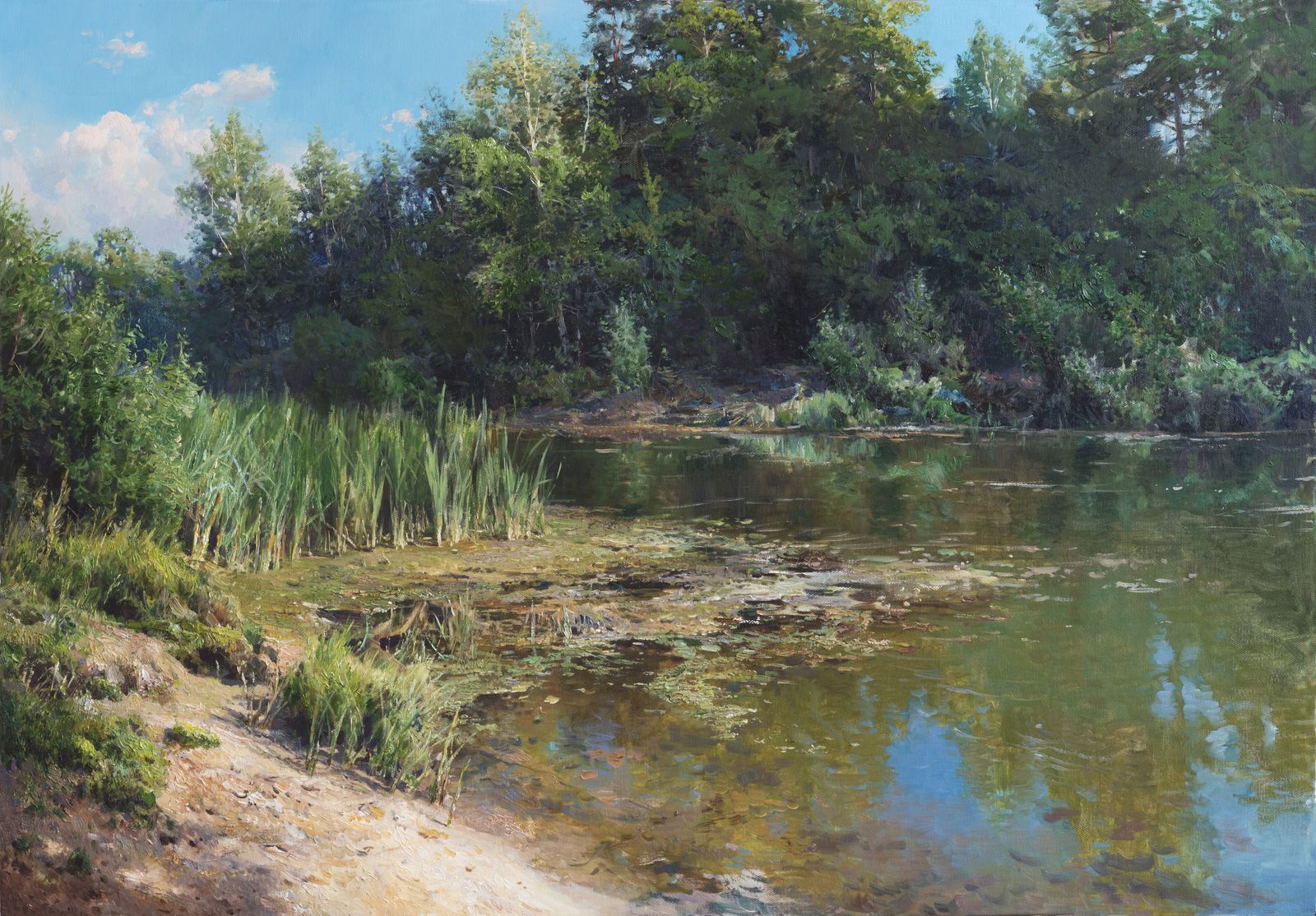 By the Pond - 1, Vladimir Davydenko, Buy the painting Oil