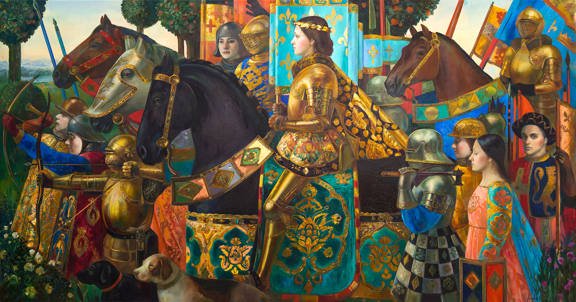 Joan of Arc - 1, Olga Suvorova, Buy the painting Oil