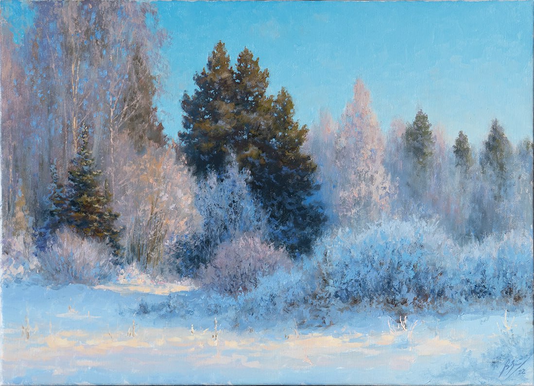 Solar frost - 1, Vadim Zainullin, Buy the painting Oil