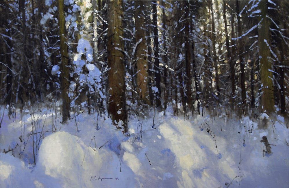 Snow Forest - 1, Alexey Savchenko, Buy the painting Oil