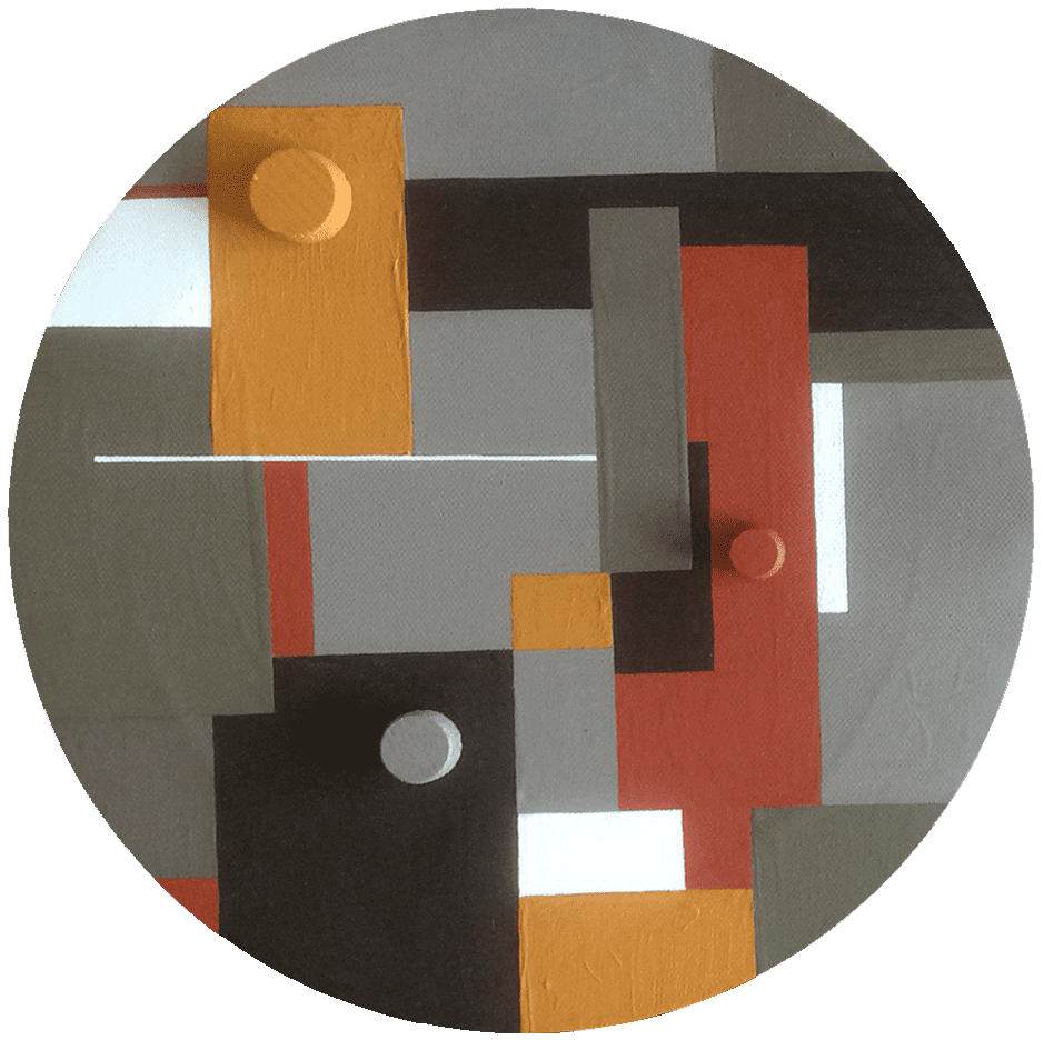 Composition in a circle 01  - 1, Alexey Ivanov, Buy the painting Author's technique