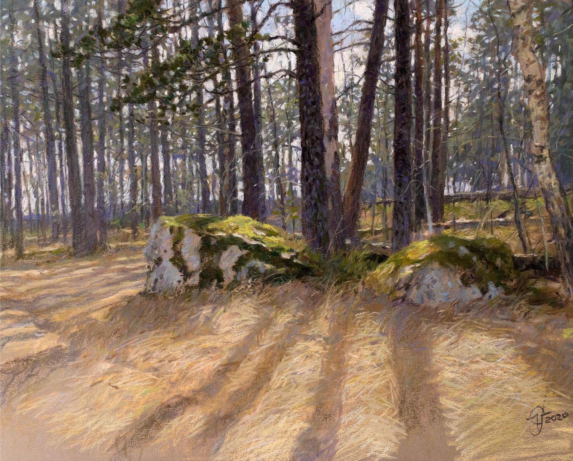 Spring Forest - 1, Sergey Oussik, Buy the painting Author's technique