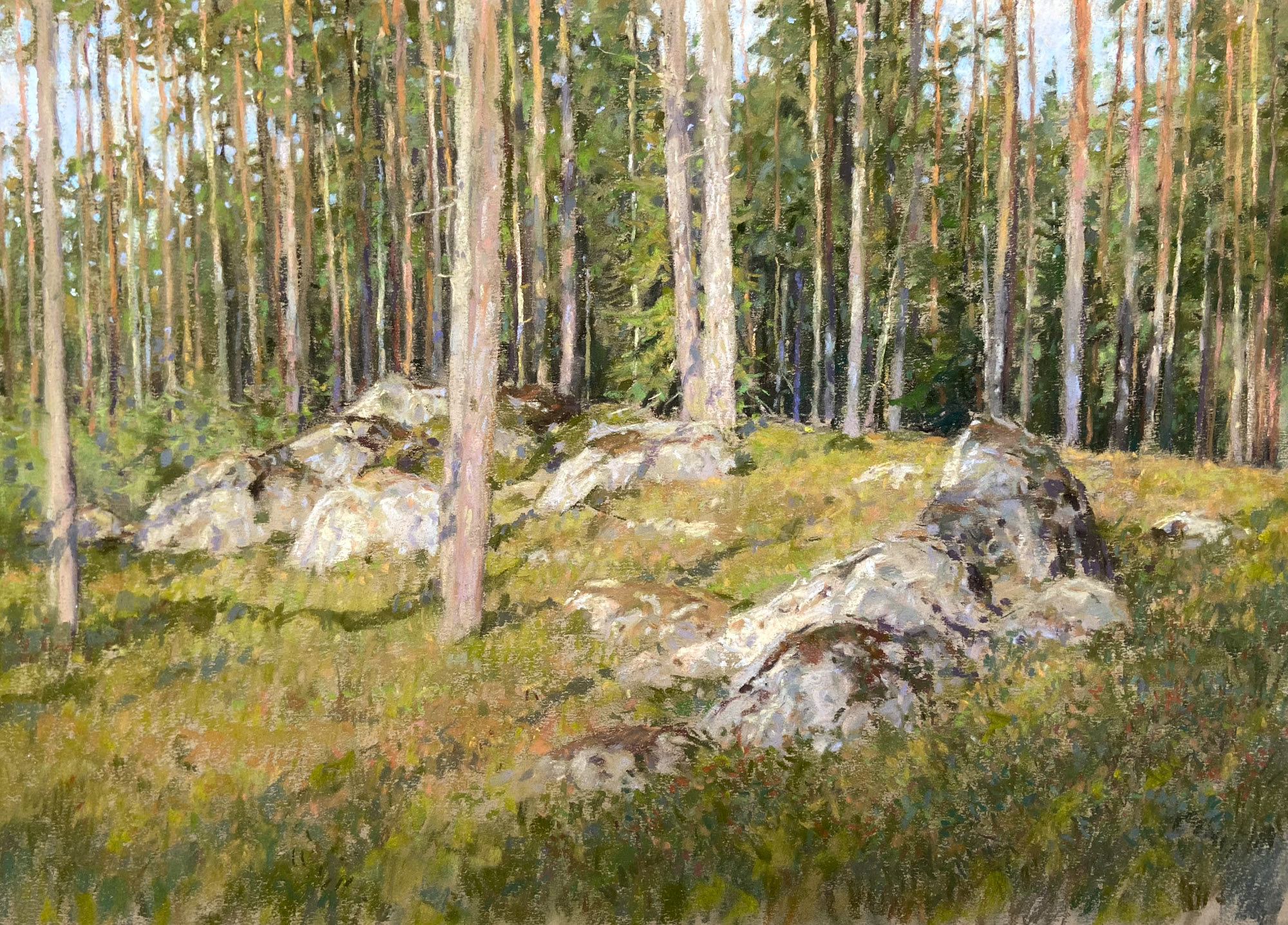 Karelian forest - 1, Sergey Oussik, Buy the painting Oil