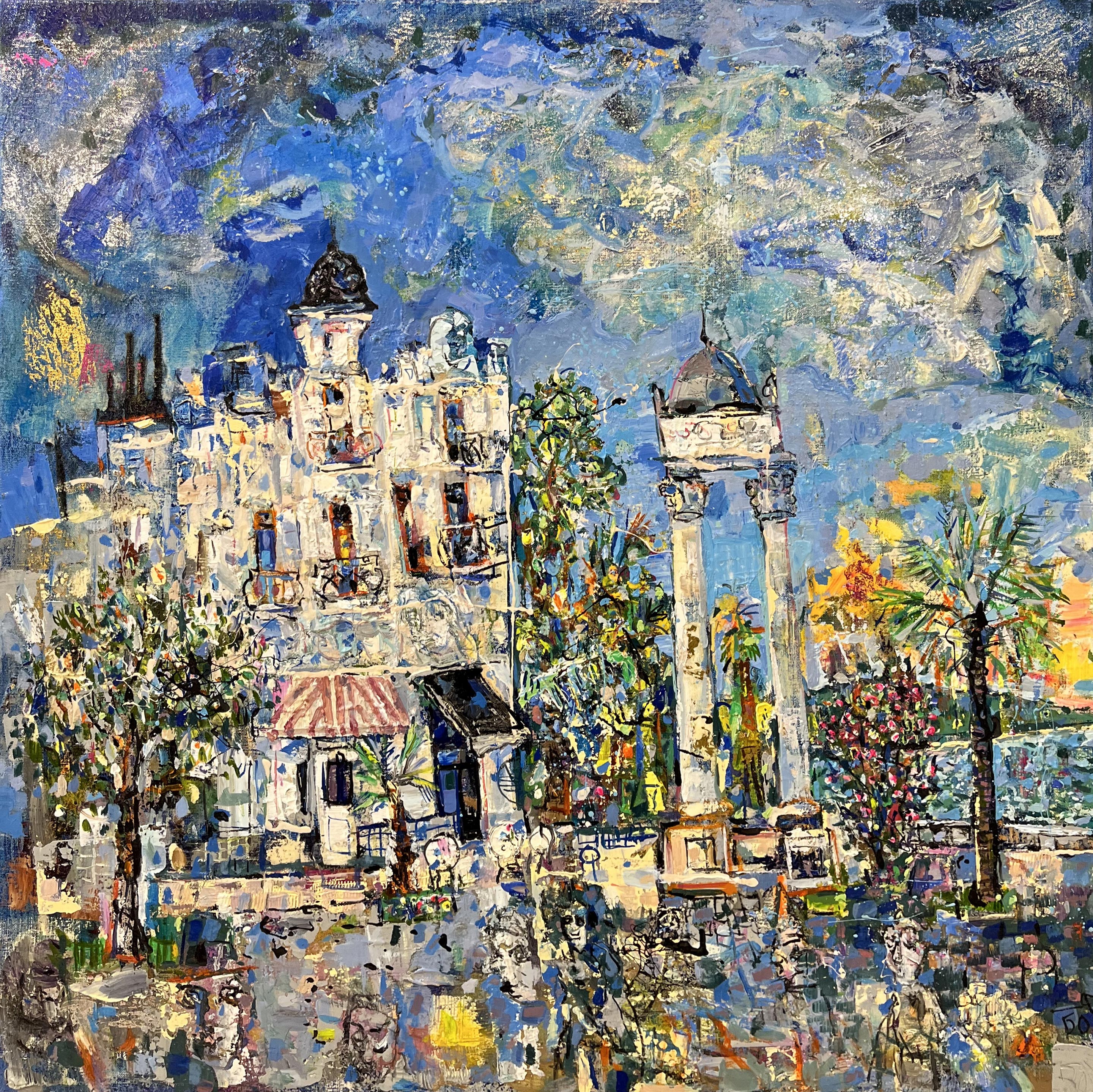 Evening Promenade - 1, Alexander Boyadzhan, Buy the painting Oil