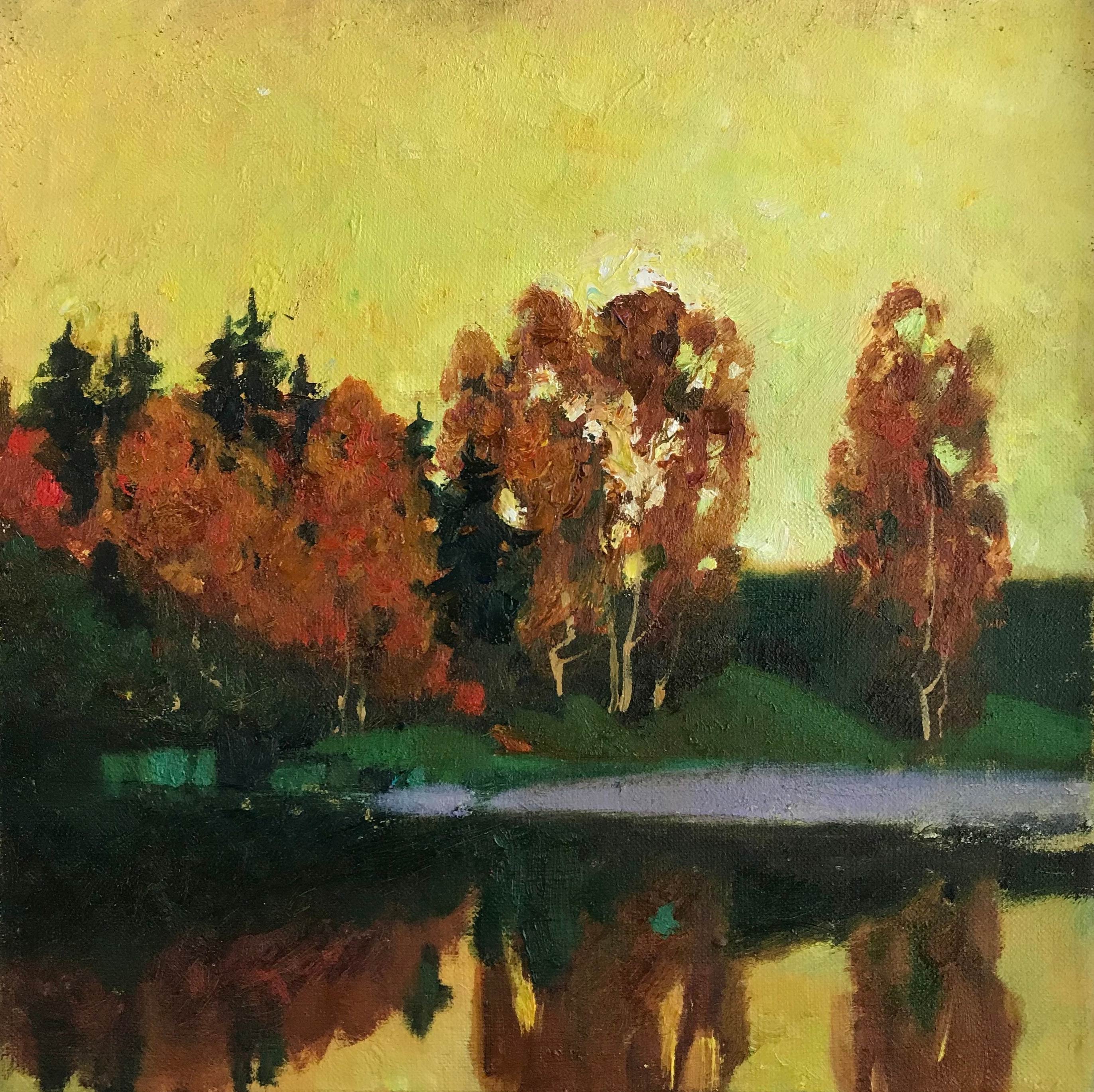 Warm Evening - 1, Evgeniya Davletshina, Buy the painting Oil