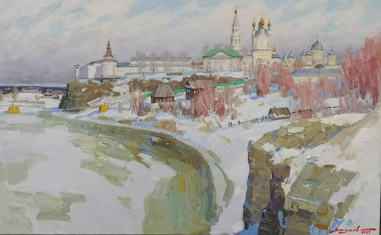 The Thaw in Verkhoturye - 1, Dmitry Vasiliev, Buy the painting Oil
