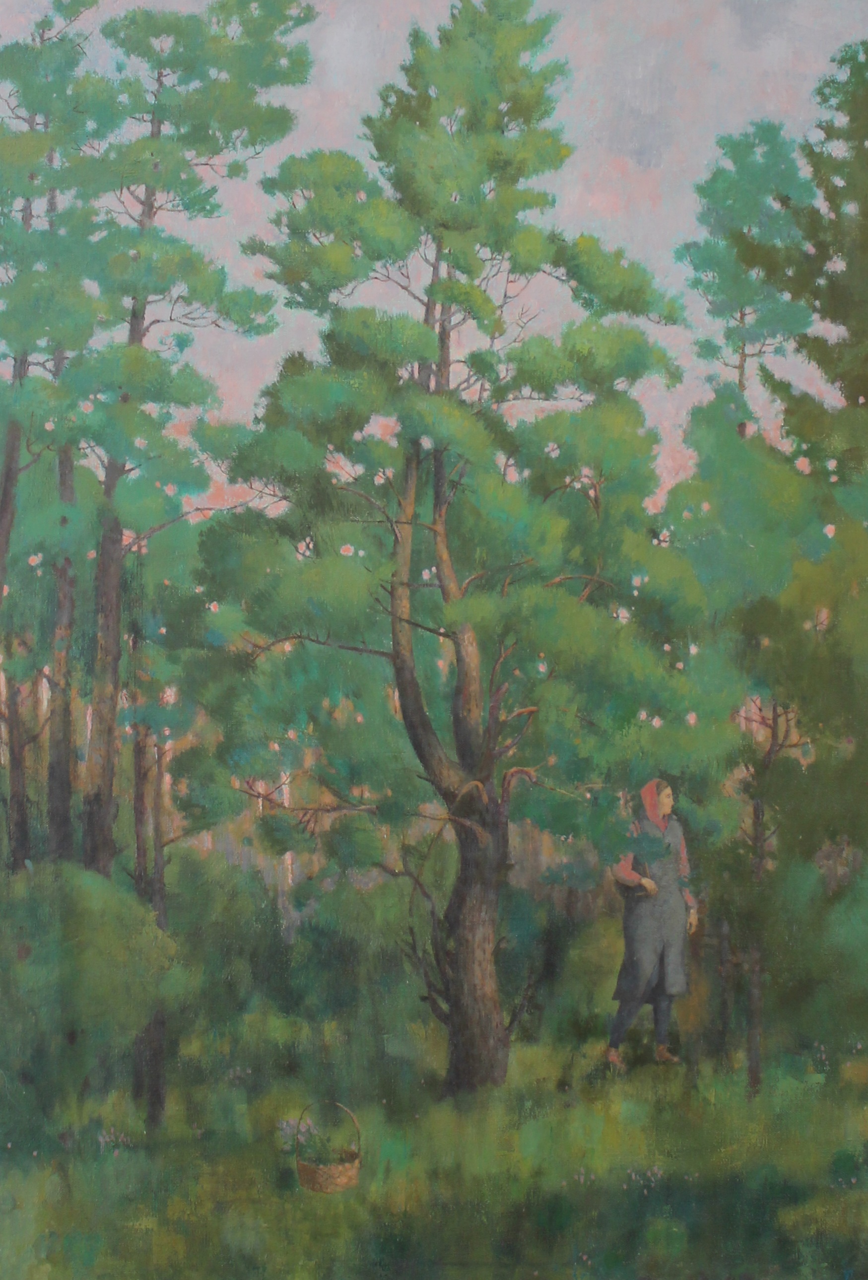 Pine forest - 1, Mary Dobrovolskaya, Buy the painting Oil