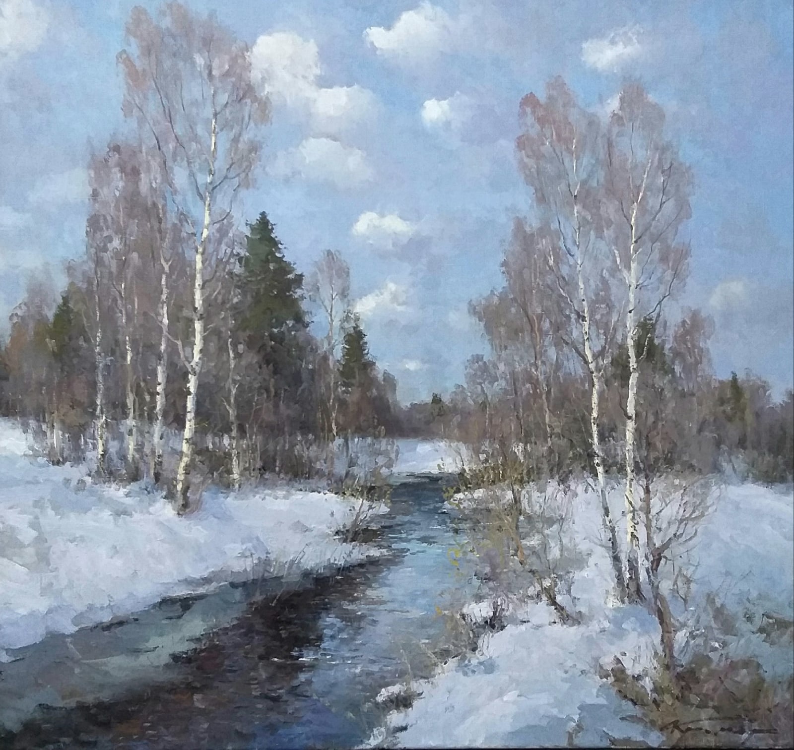 March - 1, Alexander Kremer, Buy the painting Oil