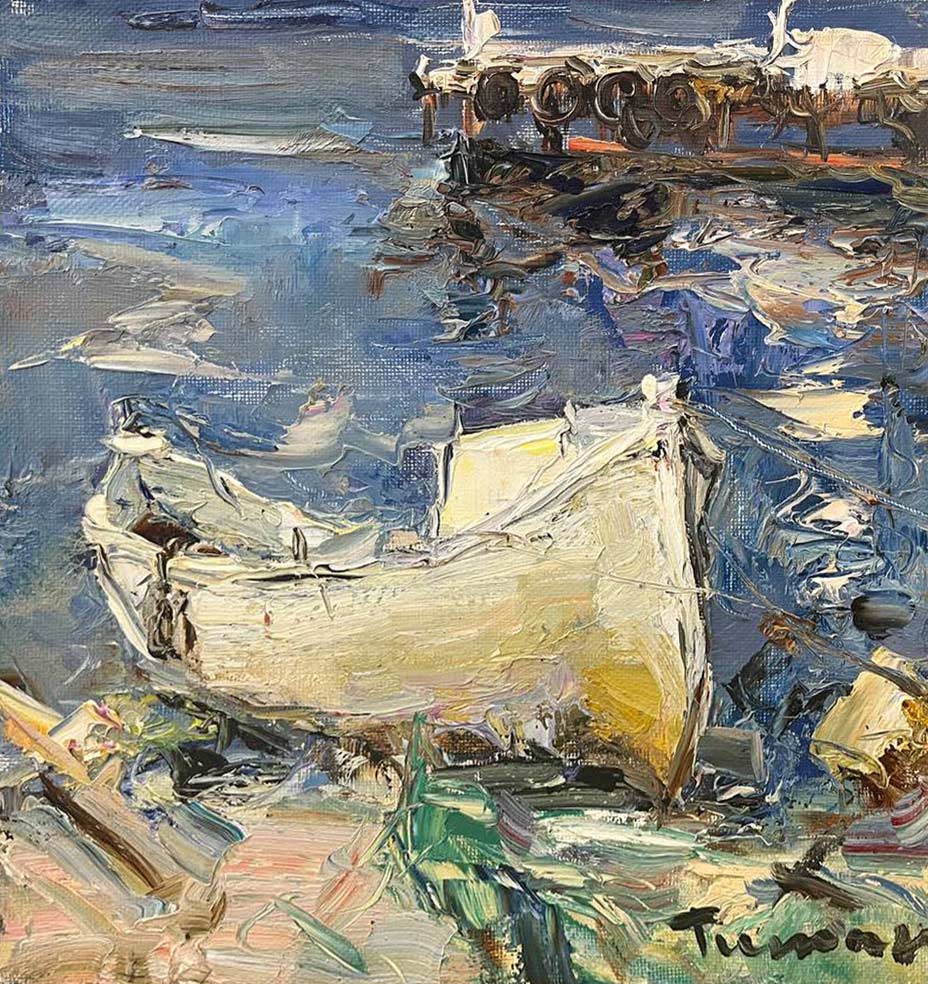Boat - 1, Tuman Zhumabaev, Buy the painting Oil