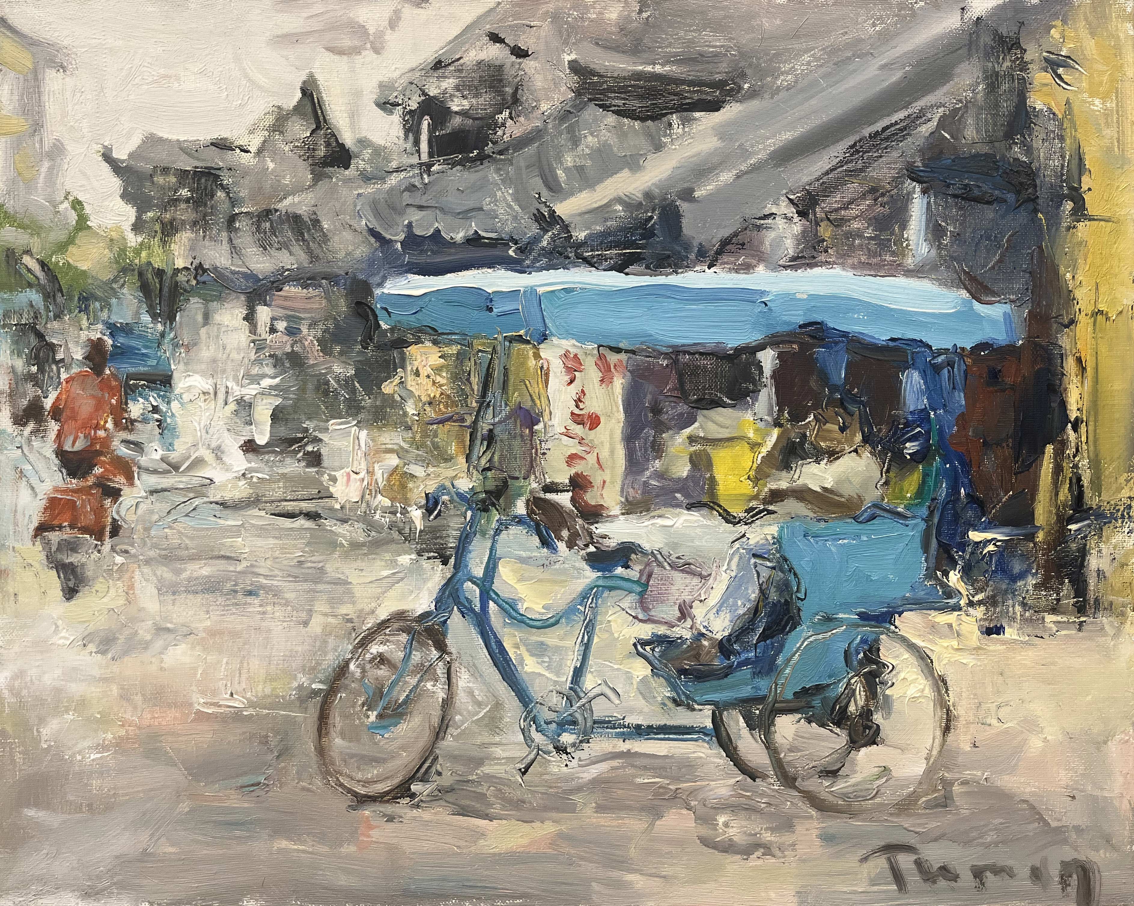 Pedicab - 1, Tuman Zhumabaev, Buy the painting Oil