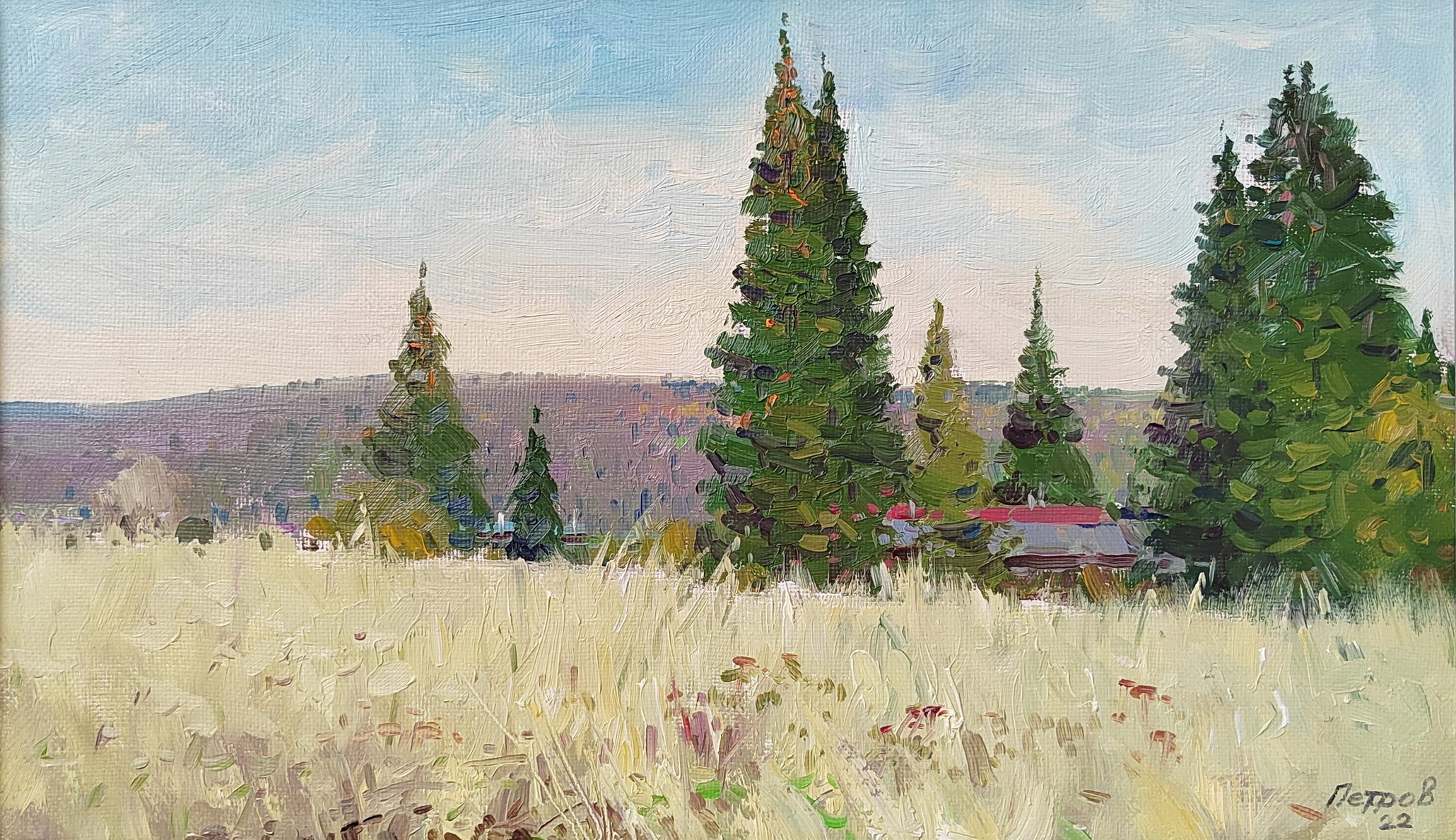Fir-Tree - 1, Nikolay Petrov, Buy the painting Oil