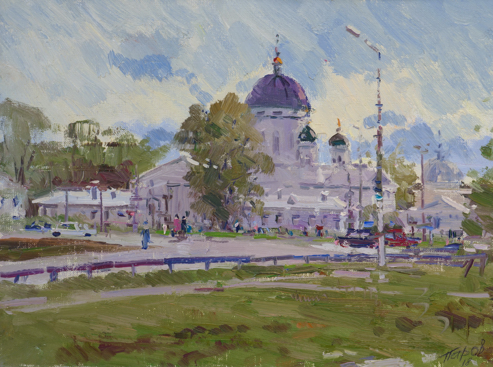 Spassky Cathedral - 1, Nikolay Petrov, Buy the painting Oil
