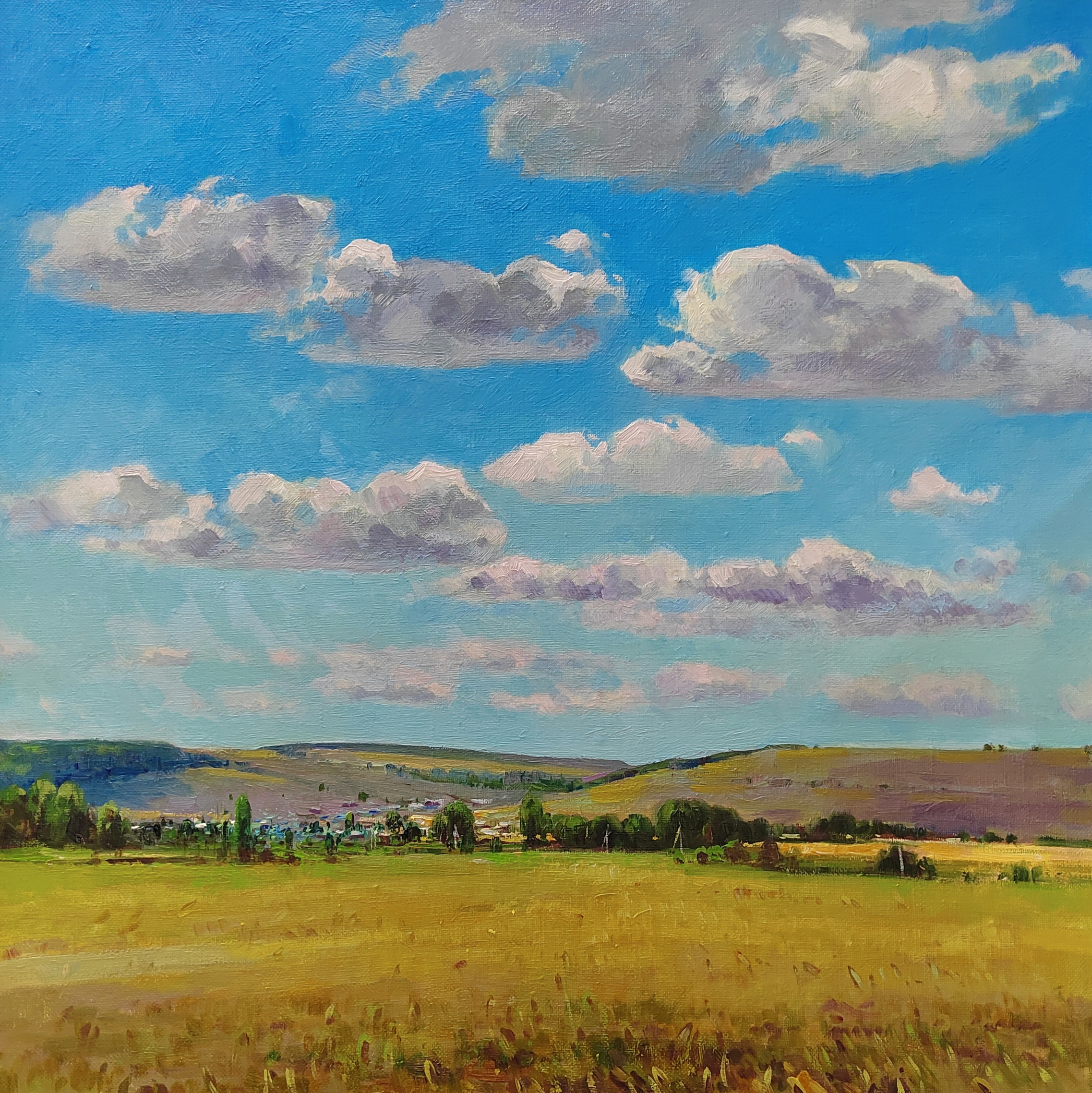 Clouds - 1, Nikolay Petrov, Buy the painting Oil