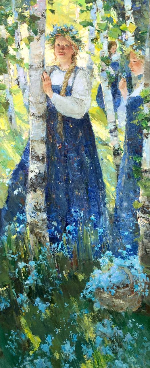 Forget-Me-Not - 1, Julia Kostsova, Buy the painting Oil