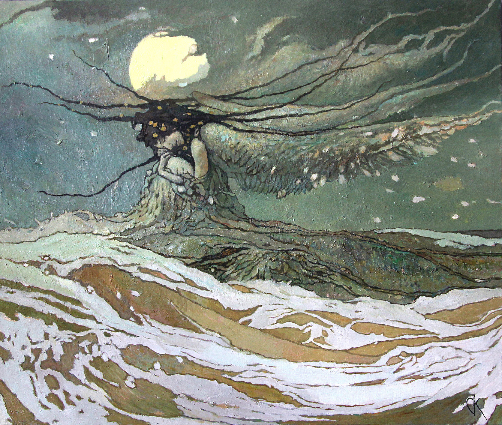 The Bride of the Wind - 1, Stanislav Krupp, Buy the painting Oil