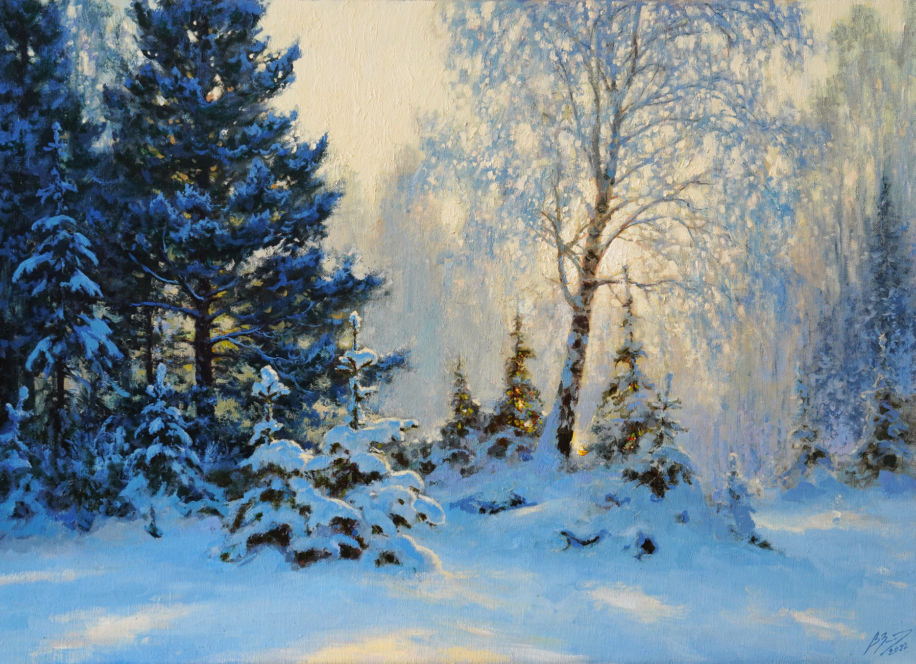 Winter - 1, Vadim Zainullin, Buy the painting Oil