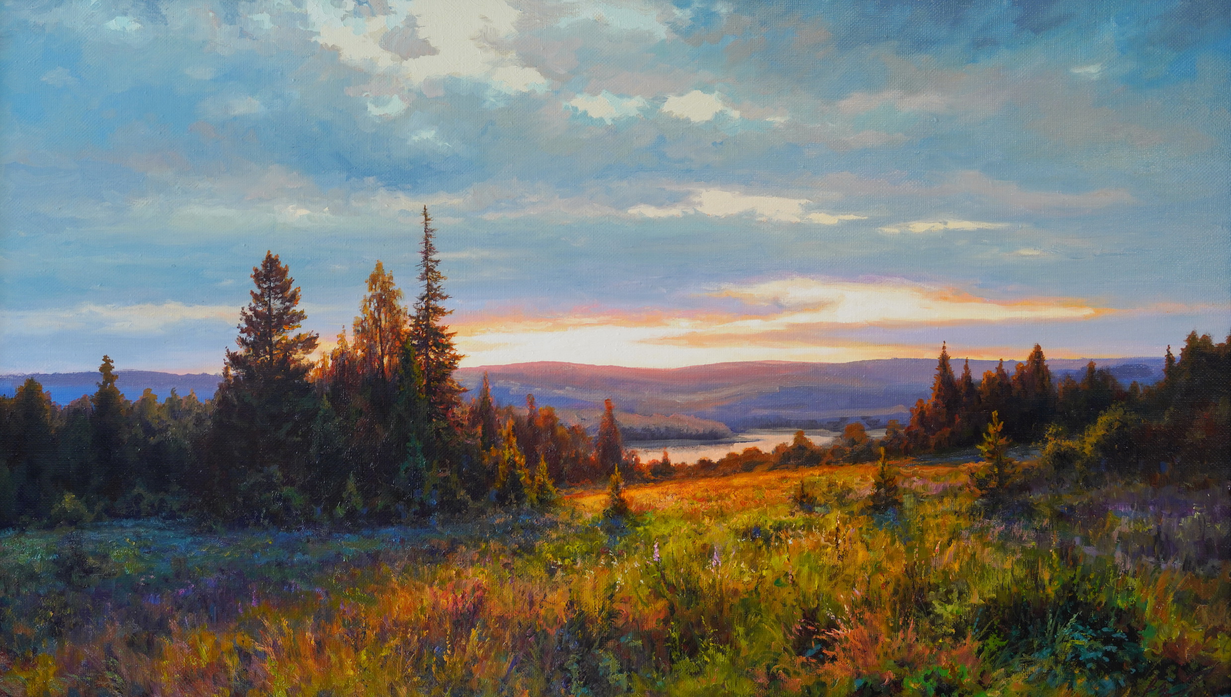 Evening - 1, Vadim Zainullin, Buy the painting Oil