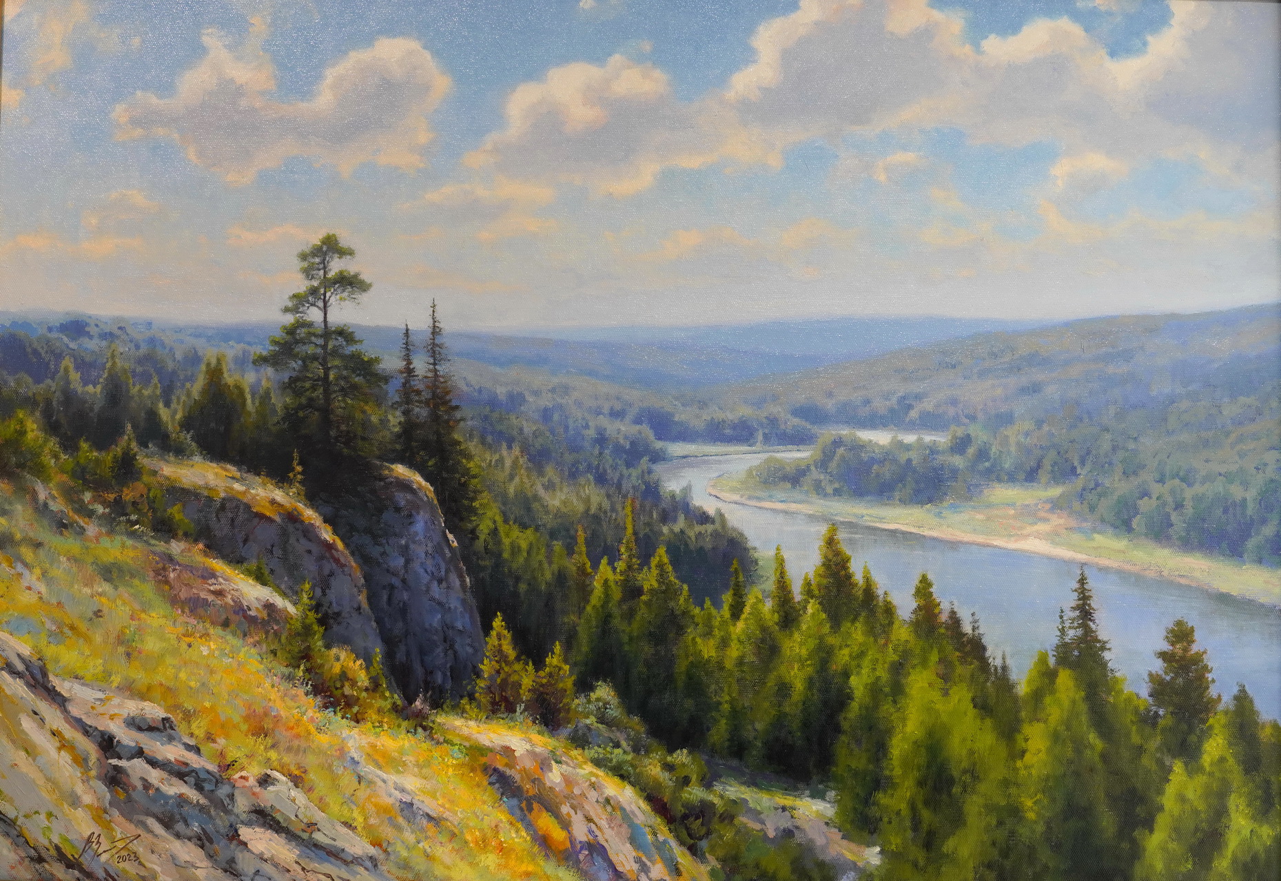 Ural Expanses - 1, Vadim Zainullin, Buy the painting Oil