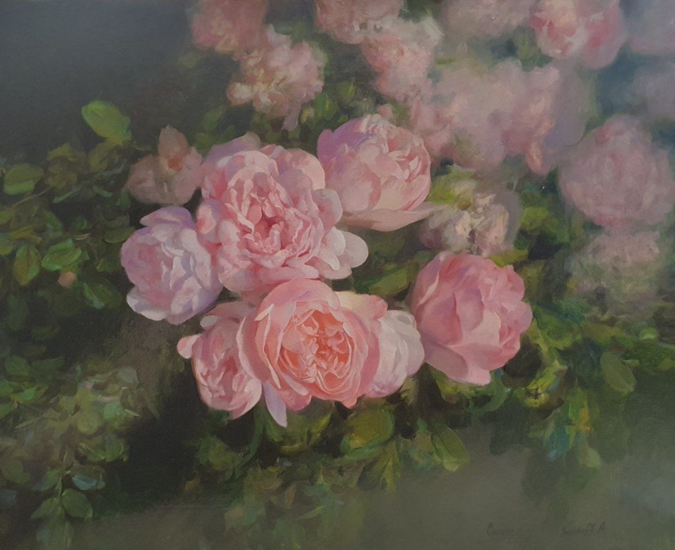 Roses On The Sun - 1, Alexander Saidov, Buy the painting Oil