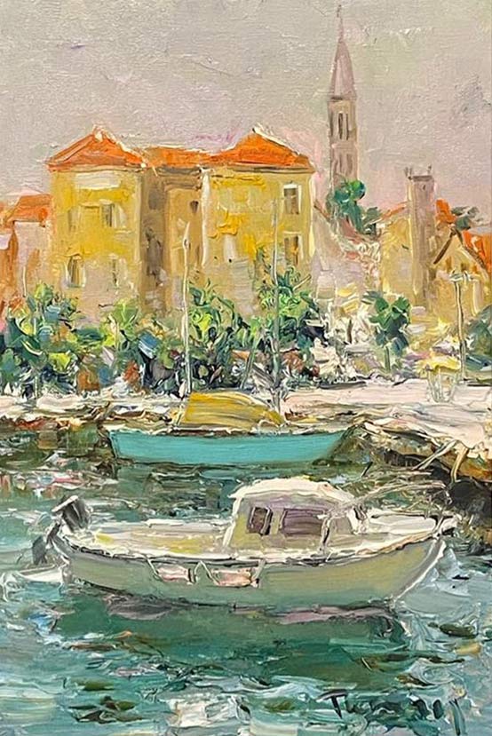 Croatian Sketches  - 1, Tuman Zhumabaev, Buy the painting Oil