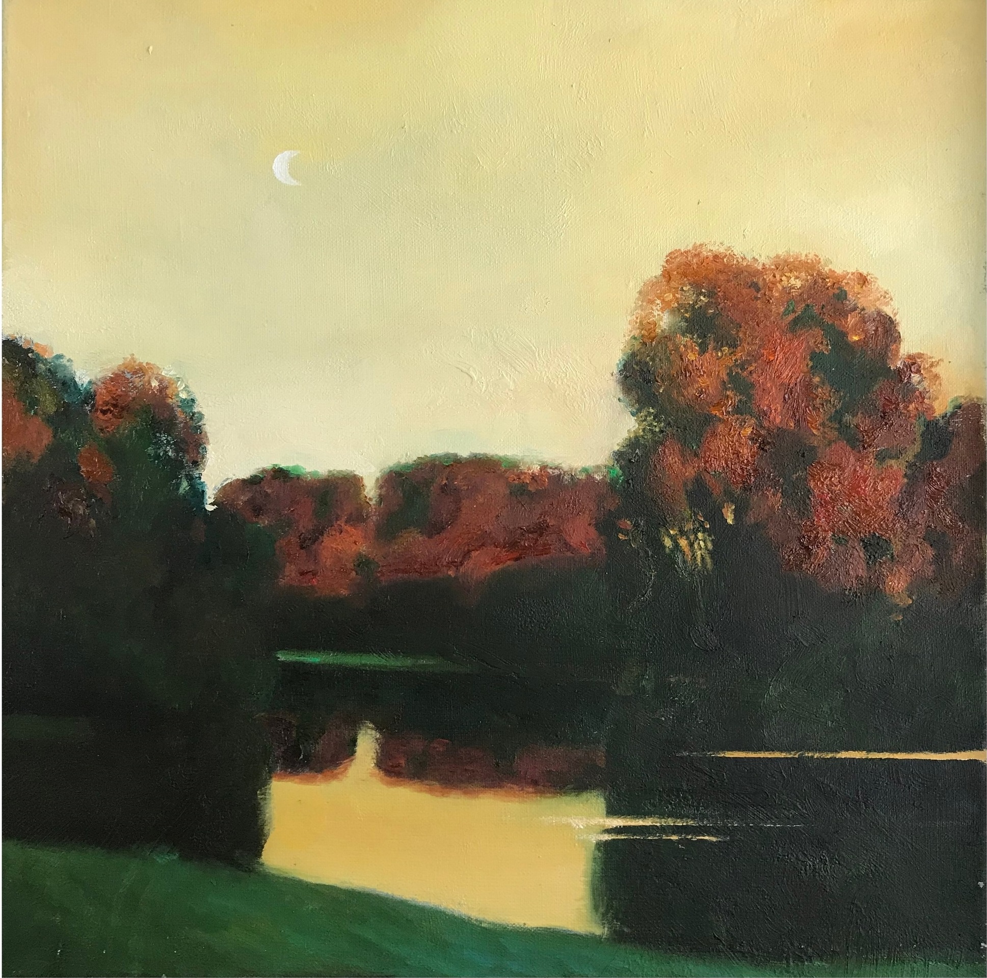 The Calmness of Evening - 1, Evgeniya Davletshina, Buy the painting Oil