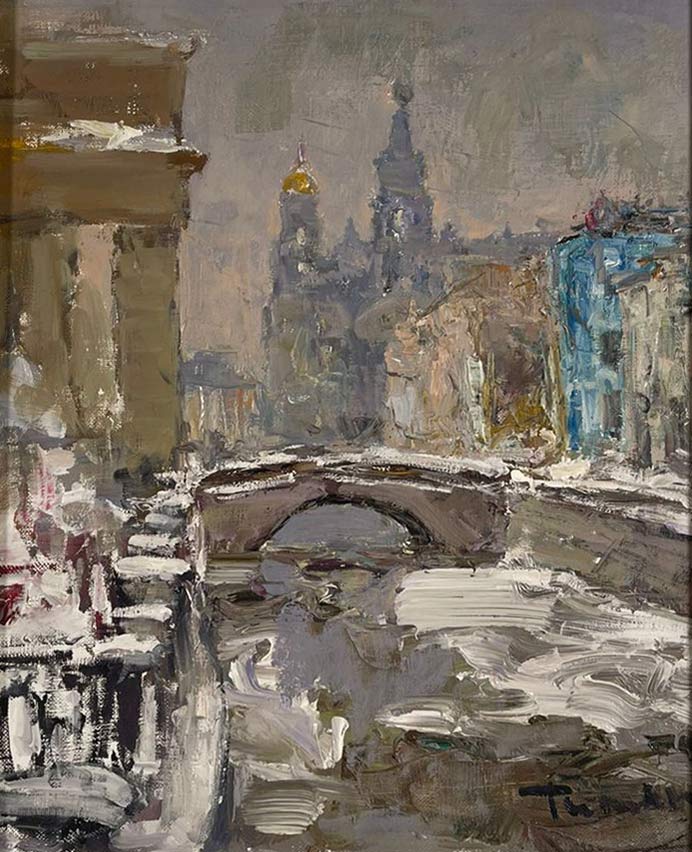 Church of the Savior on Blood  - 1, Tuman Zhumabaev, Buy the painting Oil