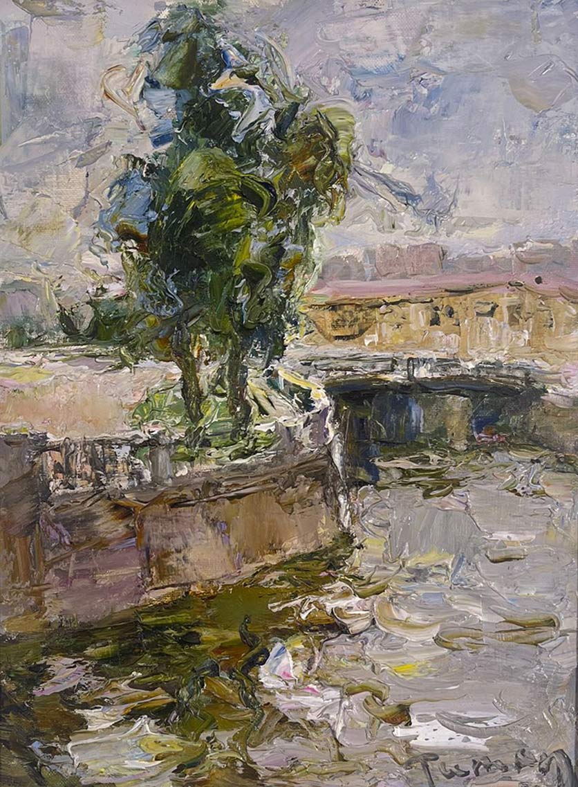 Kryukov Canal - 1, Tuman Zhumabaev, Buy the painting Oil