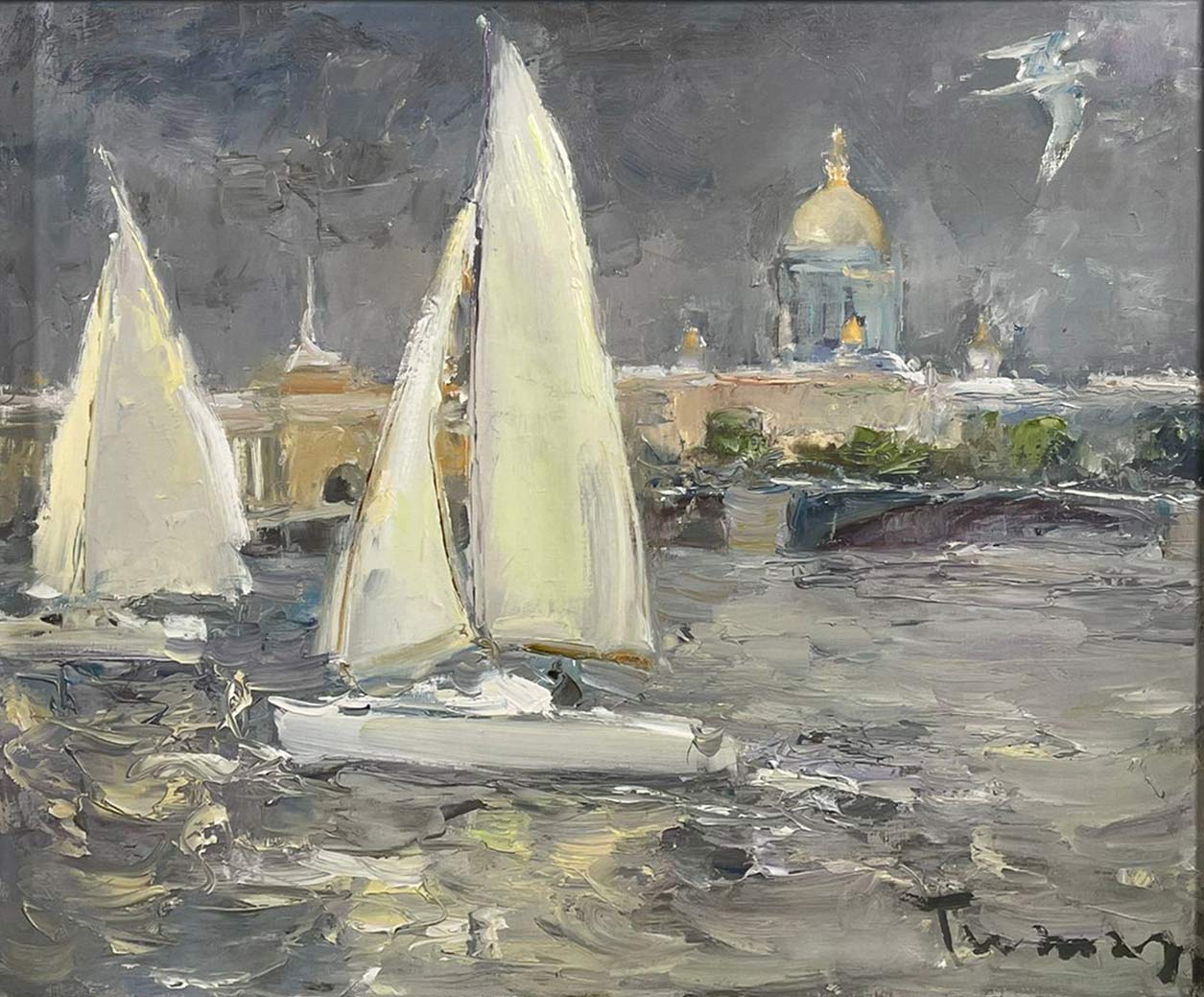 White Night - 1, Tuman Zhumabaev, Buy the painting Oil
