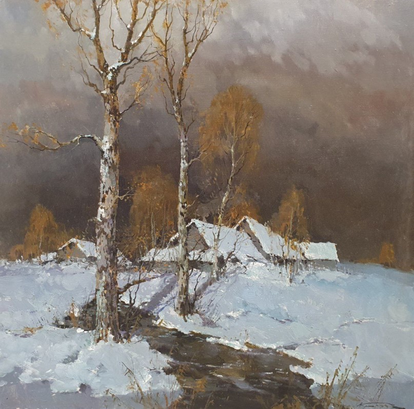Village - 1, Alexander Kremer, Buy the painting Oil