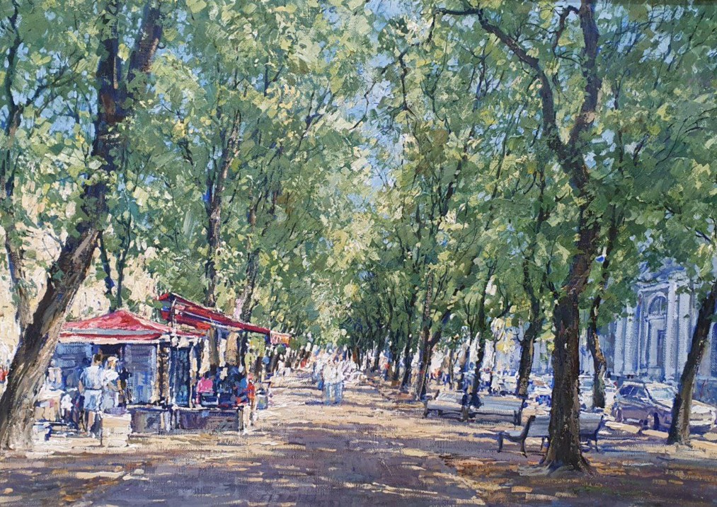 Konnogvardeysky Boulevard - 1, Kirill Malkov, Buy the painting Oil
