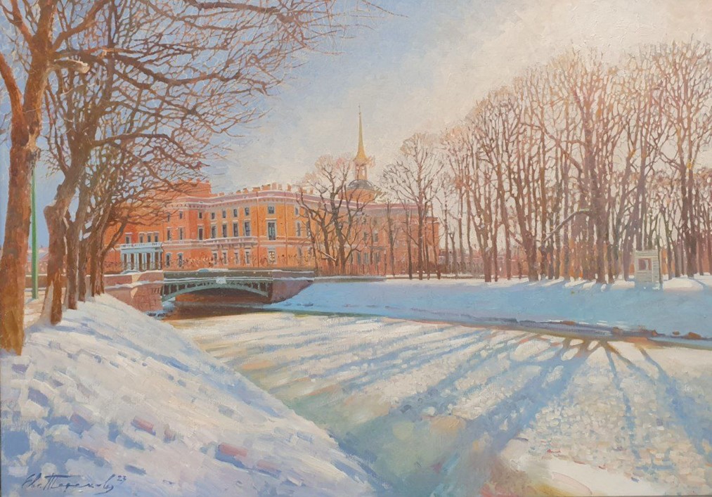 Mikhailovsky Castle - 1, Eugene Terekhov, Buy the painting Oil